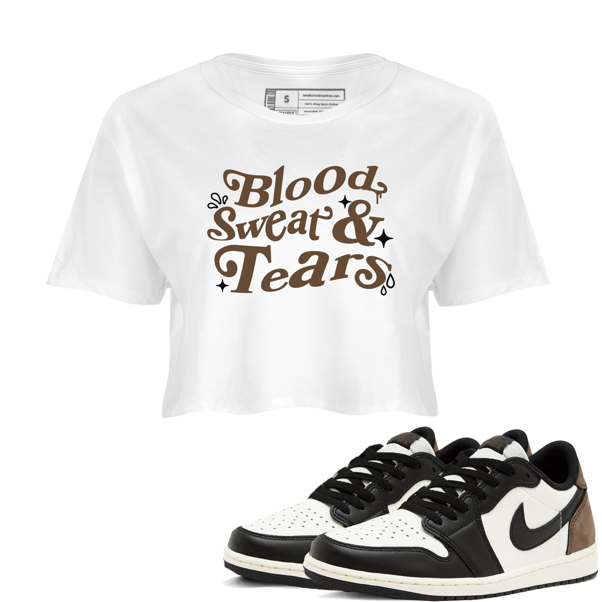 Blood Sweat Tears snkmatch Women's Top - Air Jordan 1 Mocha