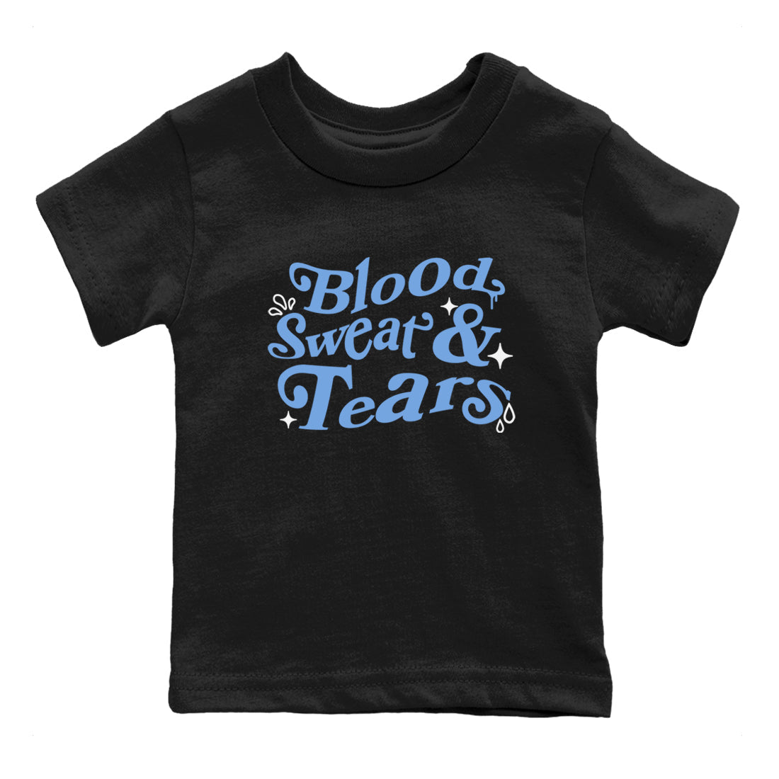 Blood Sweat Tears snkmatch Tees Kids - Air Jordan 11 Legend Blue