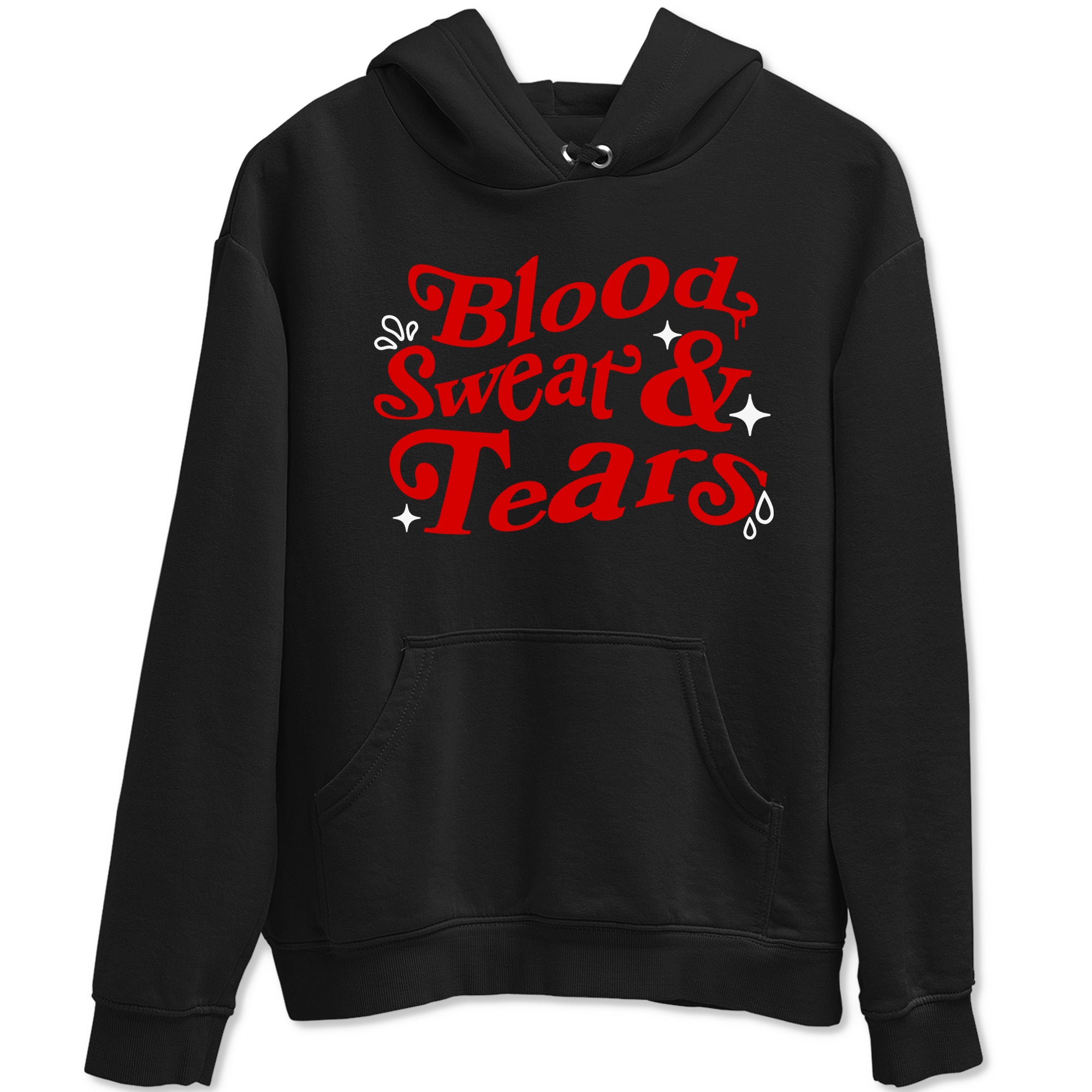 Blood Sweat Tears snkmatch Tees - Air Jordan 6 Fire Red