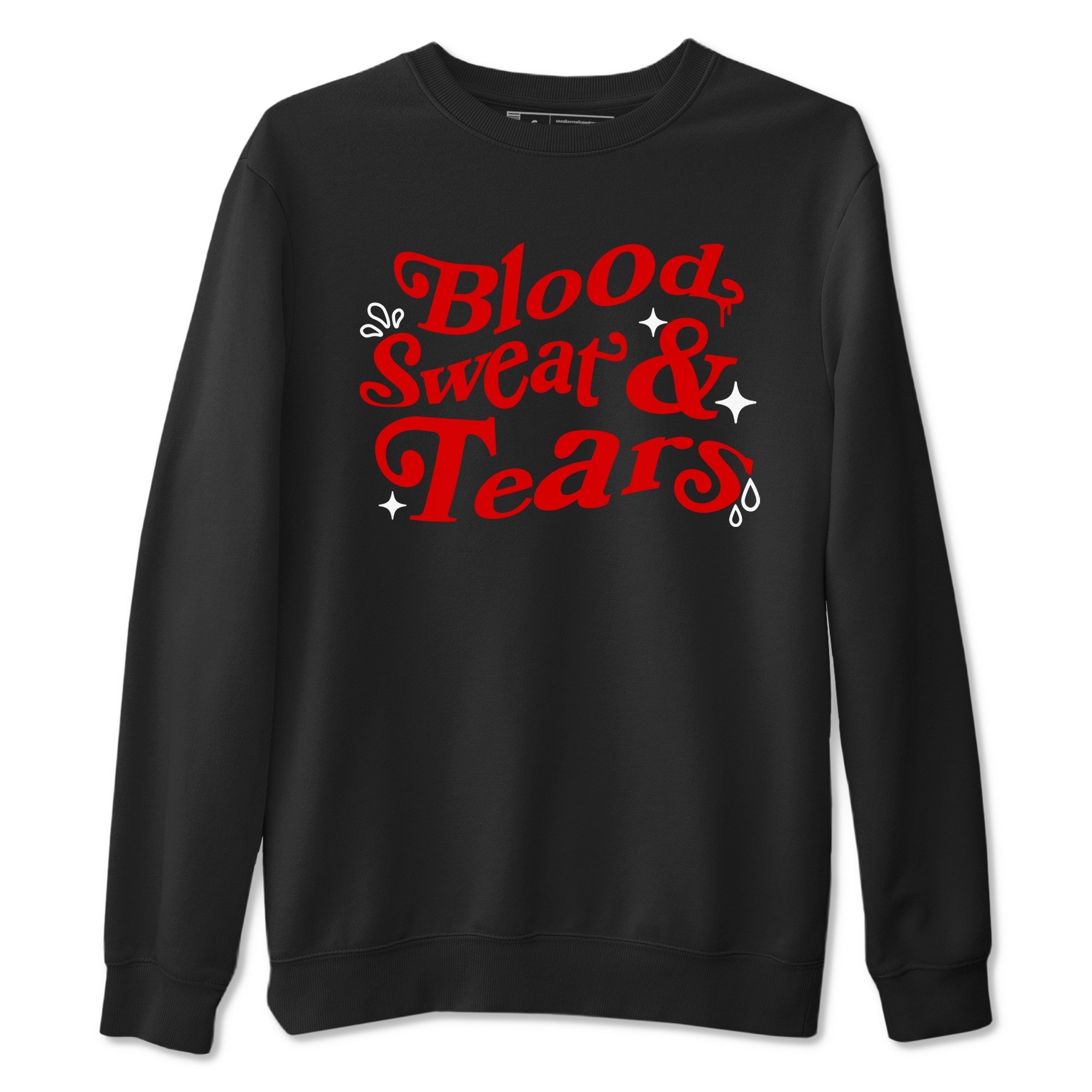 Blood Sweat Tears snkmatch Tees - Air Jordan 6 Fire Red