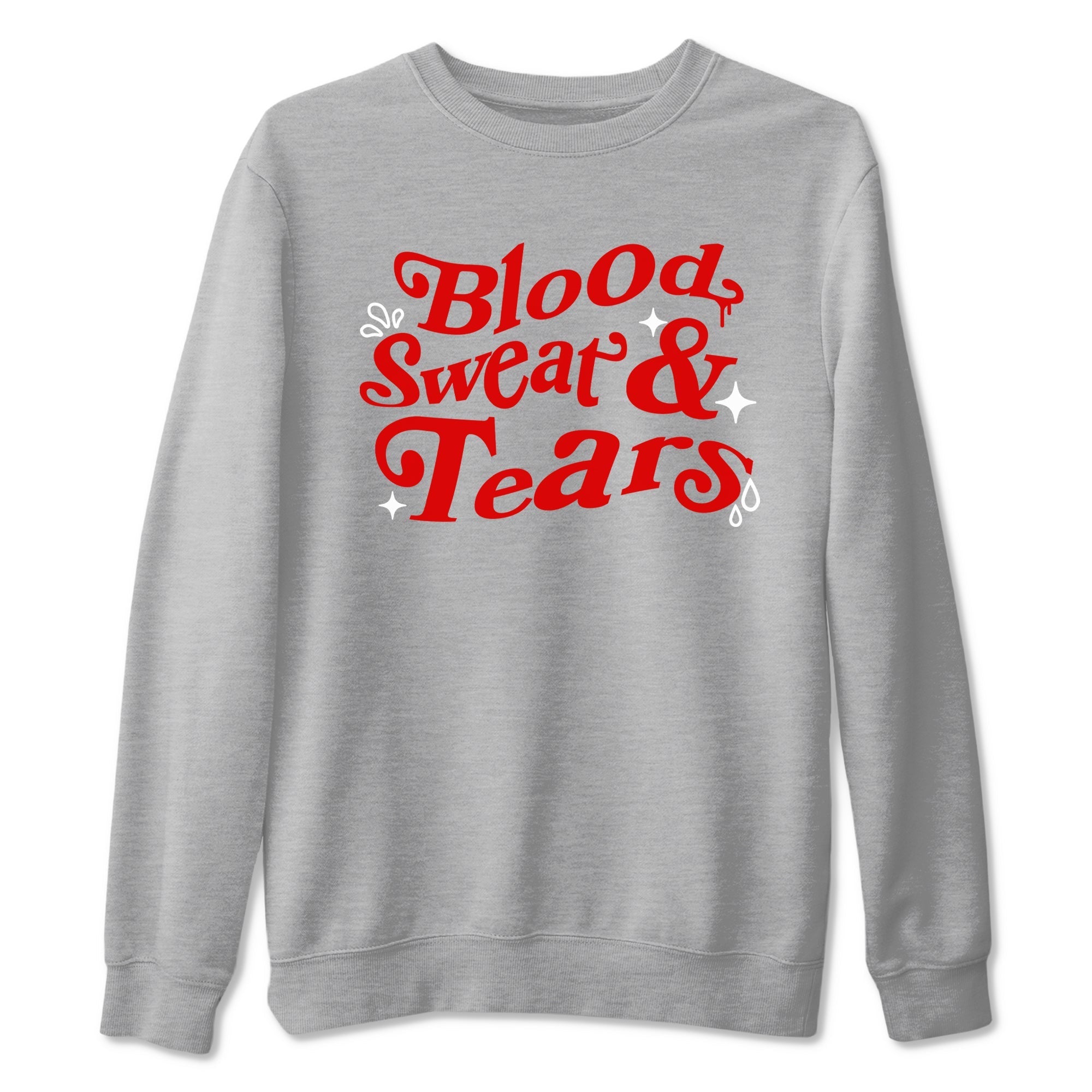 Blood Sweat Tears snkmatch Tees - Air Jordan 6 Fire Red