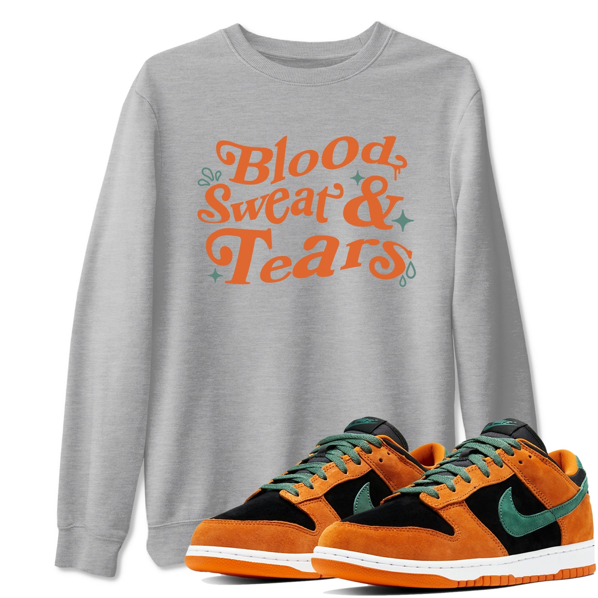 Blood Sweat Tears snkmatch Tees - Dunk Ceramic