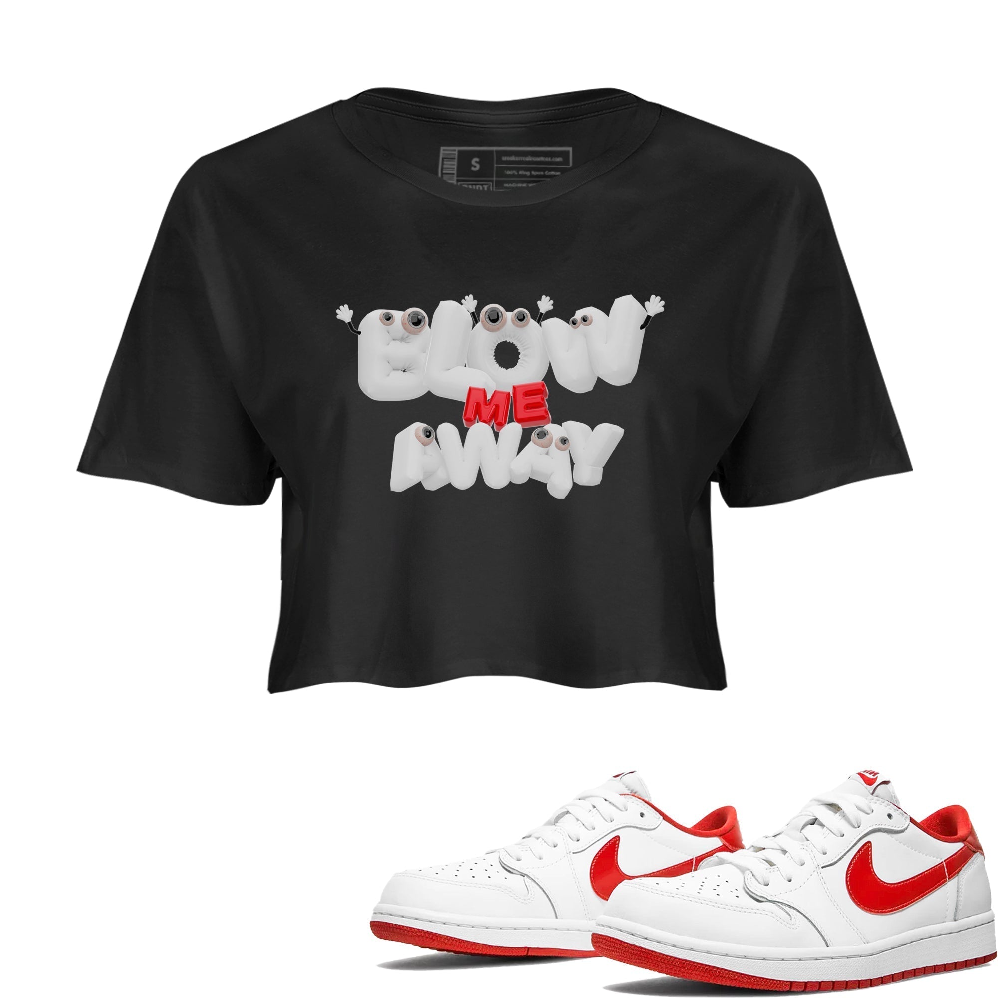 Blow Me Away snkmatch Women's Top - Air Jordan 1 University Red