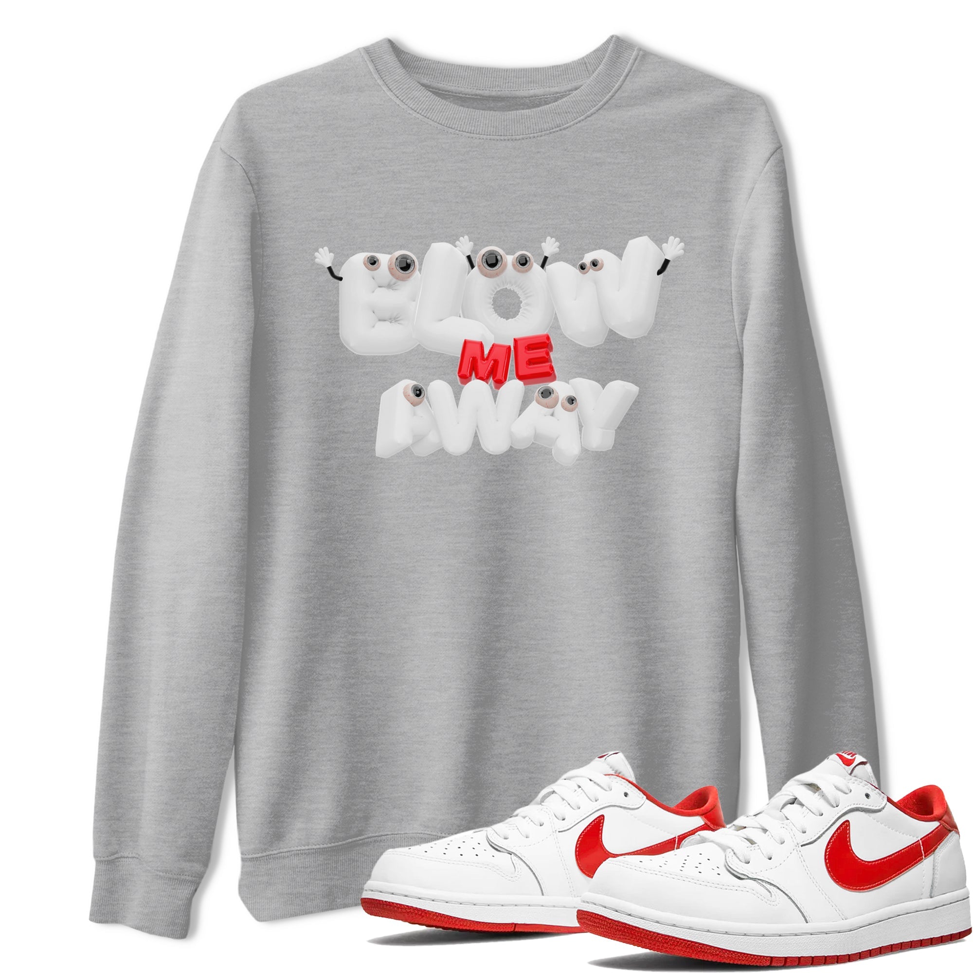 Blow Me Away snkmatch Tee - Air Jordan 1 University Red