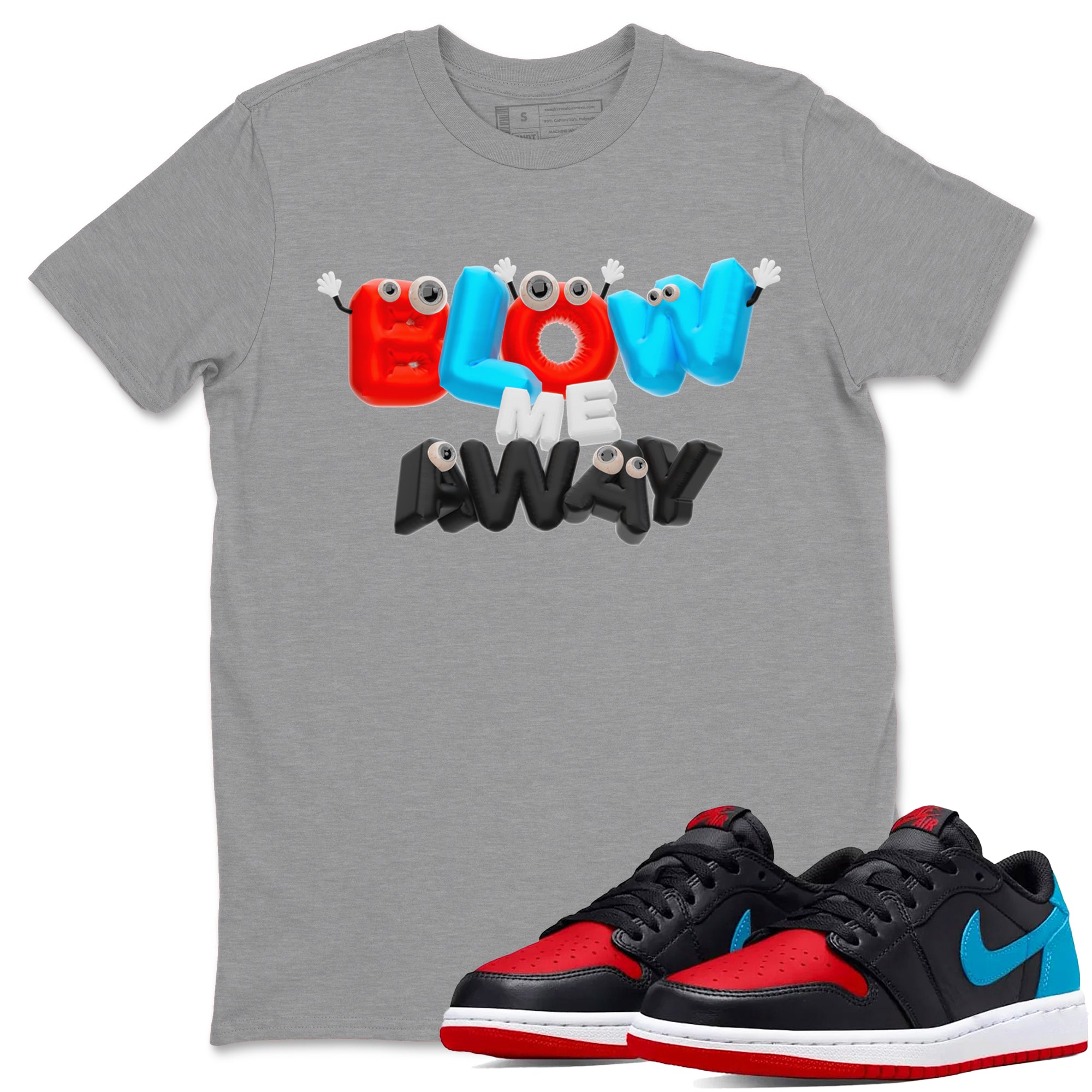 Blow Me Away snkmatch Tee - Air Jordan 1 UNC to Chicago