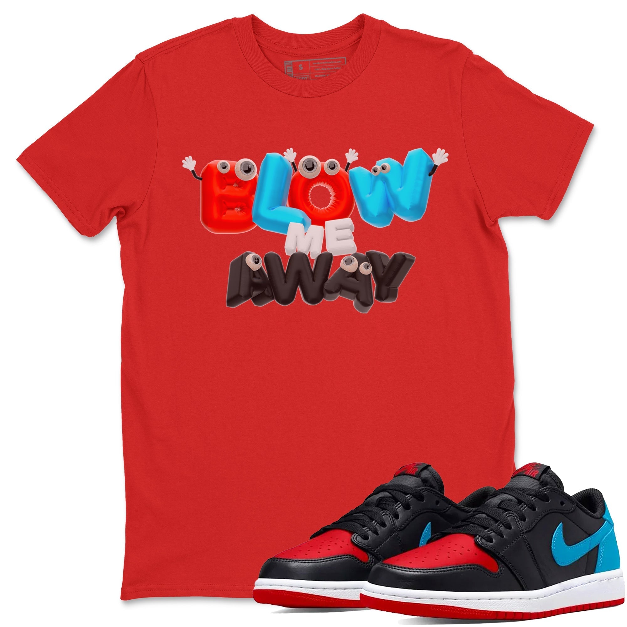 Blow Me Away snkmatch Tee - Air Jordan 1 UNC to Chicago