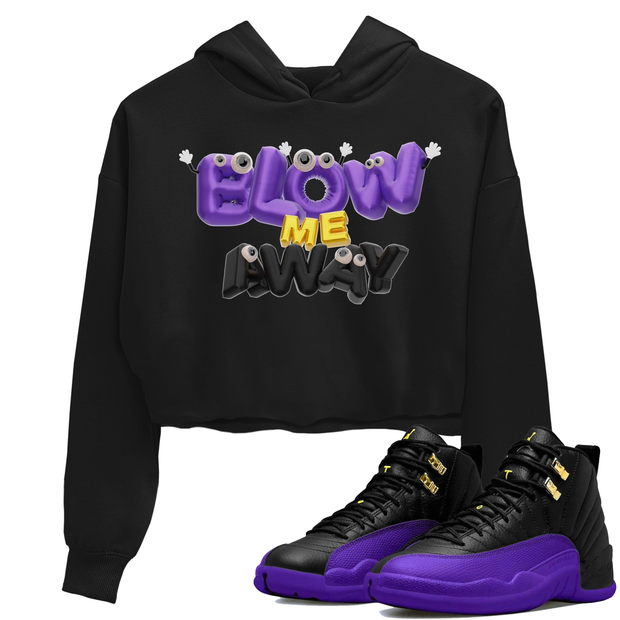 Blow Me Away snkmatch Women's Top - Air Jordan 12 Field Purple