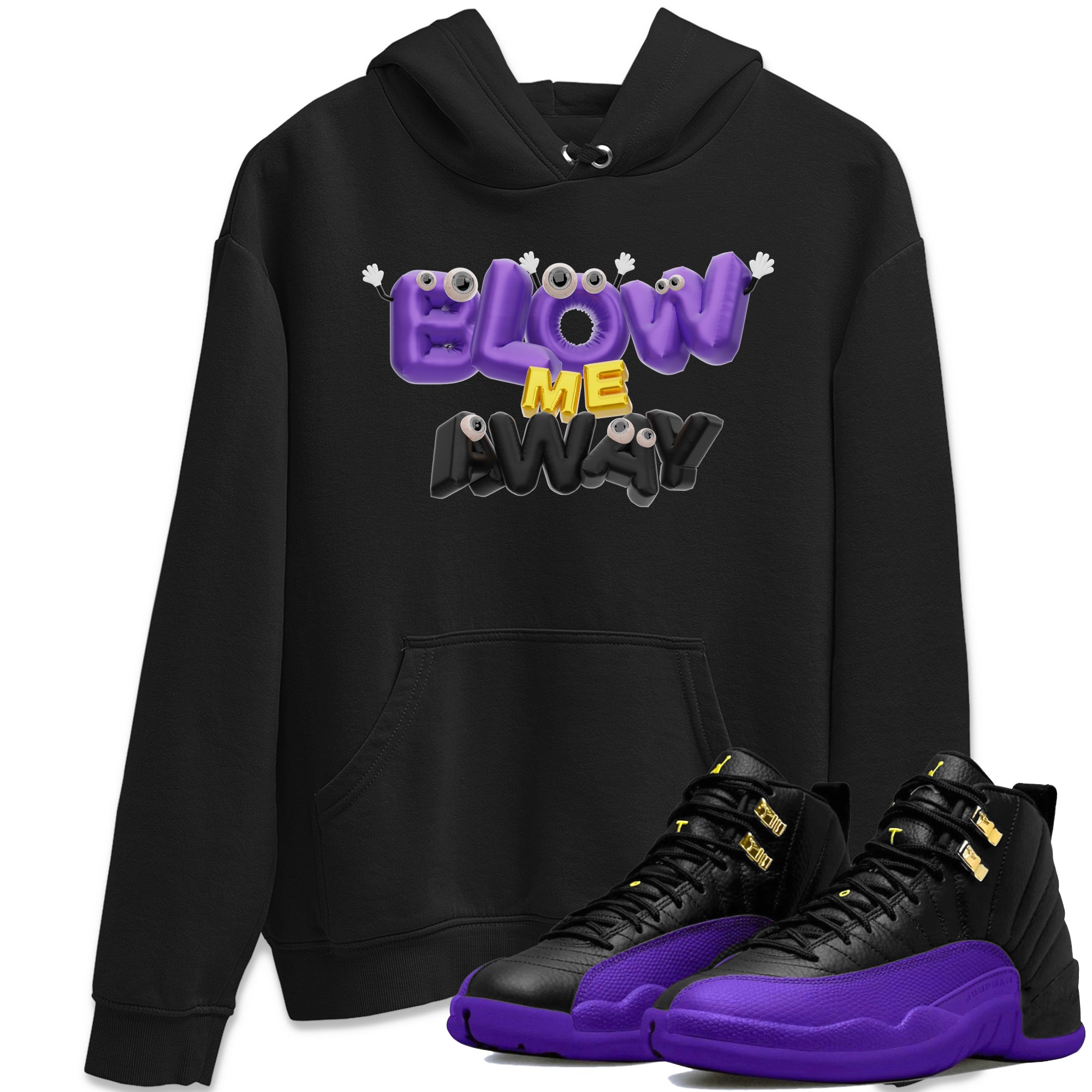 Blow Me Away snkmatch Tee - Air Jordan 12 Field Purple