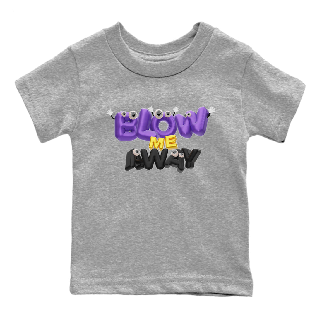 Blow Me Away snkmatch Tee Kids - Air Jordan 12 Field Purple