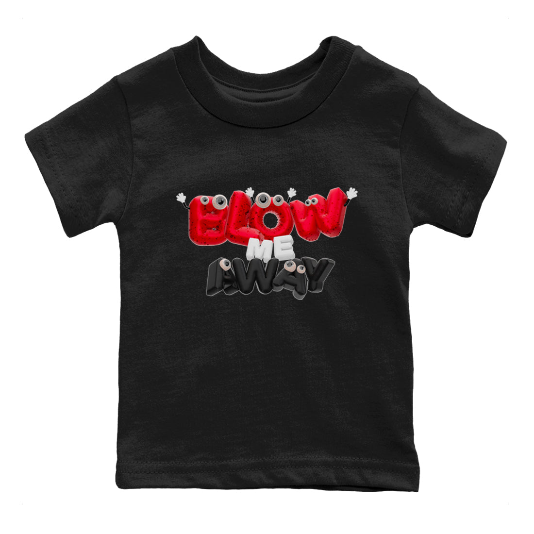 Blow Me Away snkmatch Tee Kids - Air Jordan 4 Red Cement