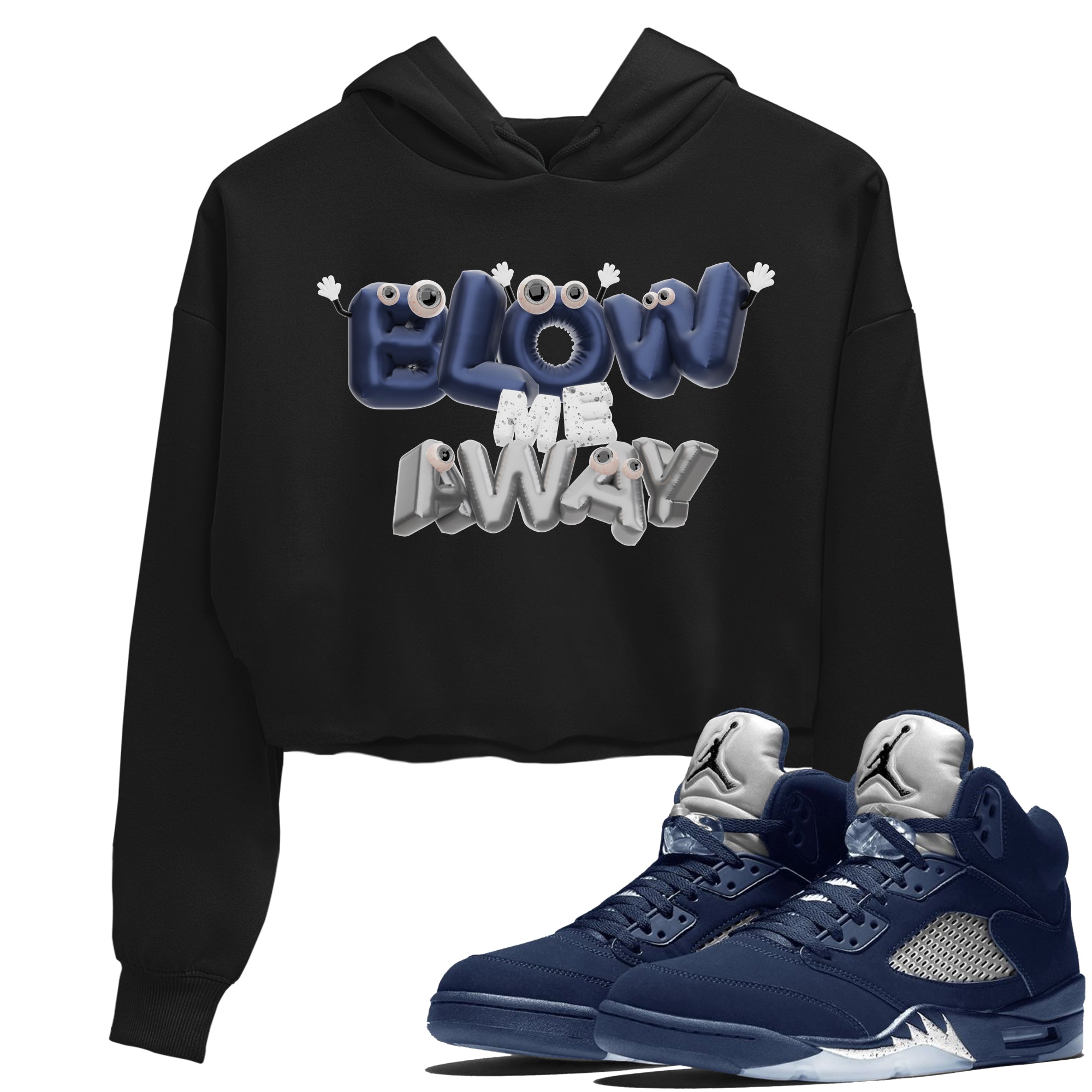 Blow Me Away snkmatch Women's Top - Air Jordan 5 Georgetown