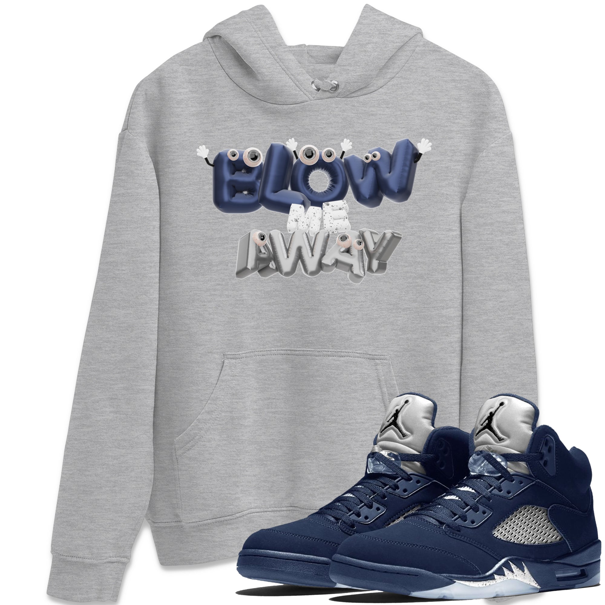 Blow Me Away snkmatch Tee - Air Jordan 5 Georgetown