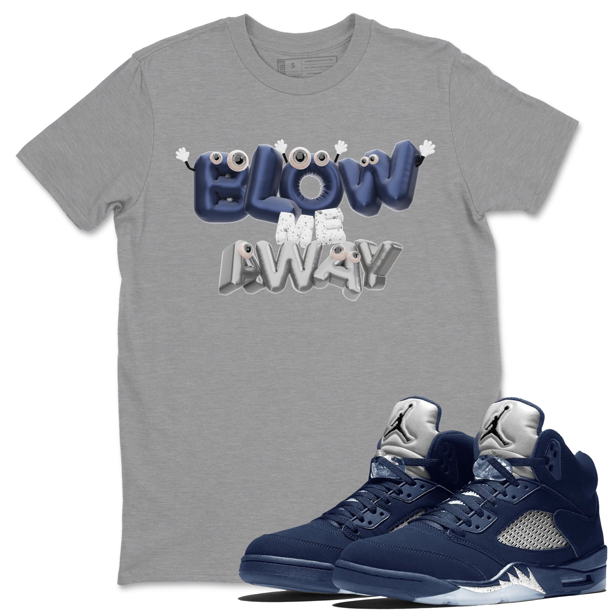 Blow Me Away snkmatch Tee - Air Jordan 5 Georgetown
