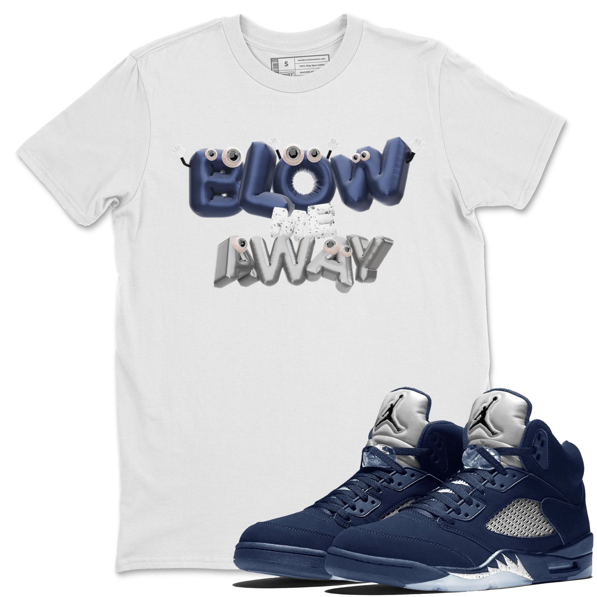 Blow Me Away snkmatch Tee - Air Jordan 5 Georgetown