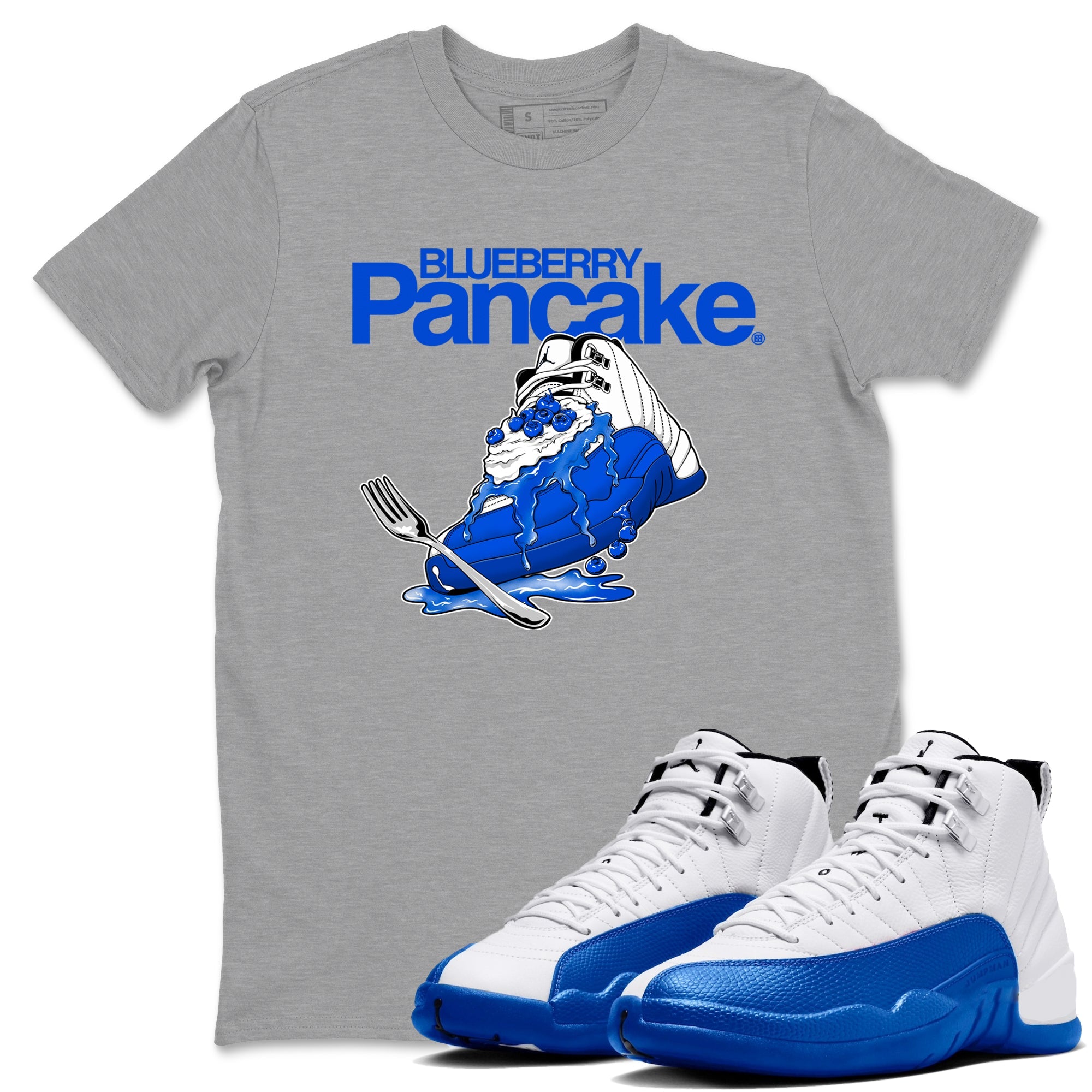 Blueberry Pancake snkmatch Tees - Air Jordan 12 Blueberry
