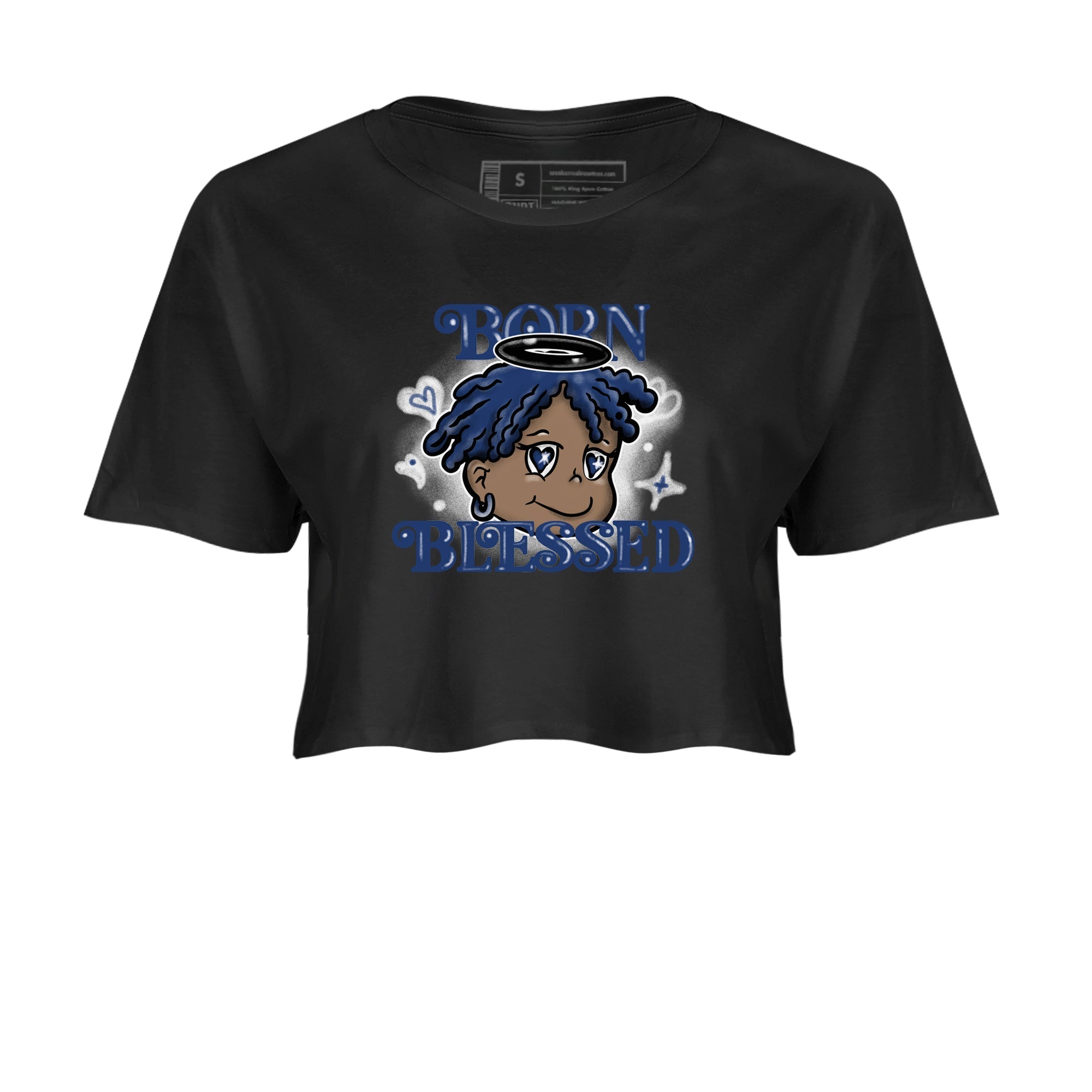 Born Blessed snkmatch Women's Top - Air Jordan 1 Midnight Navy