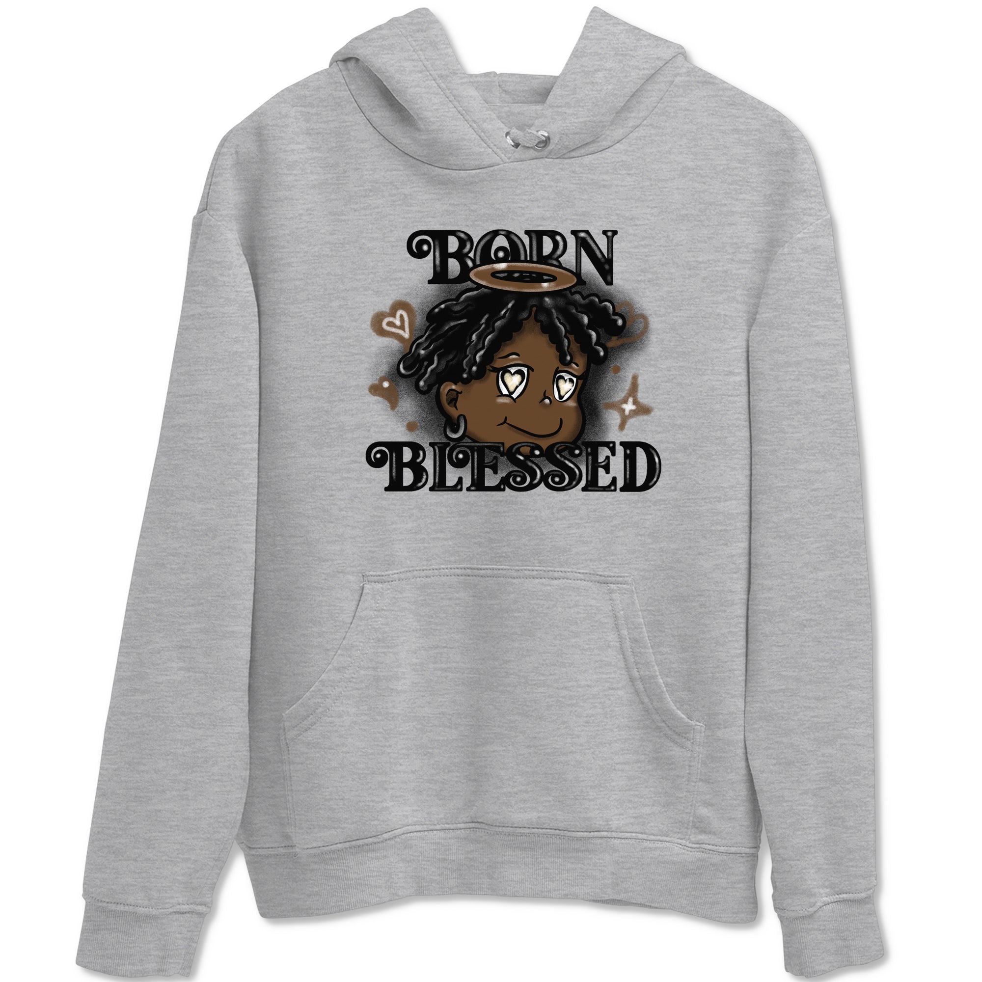 Born Blessed snkmatch Tees - Air Jordan 1 Mocha