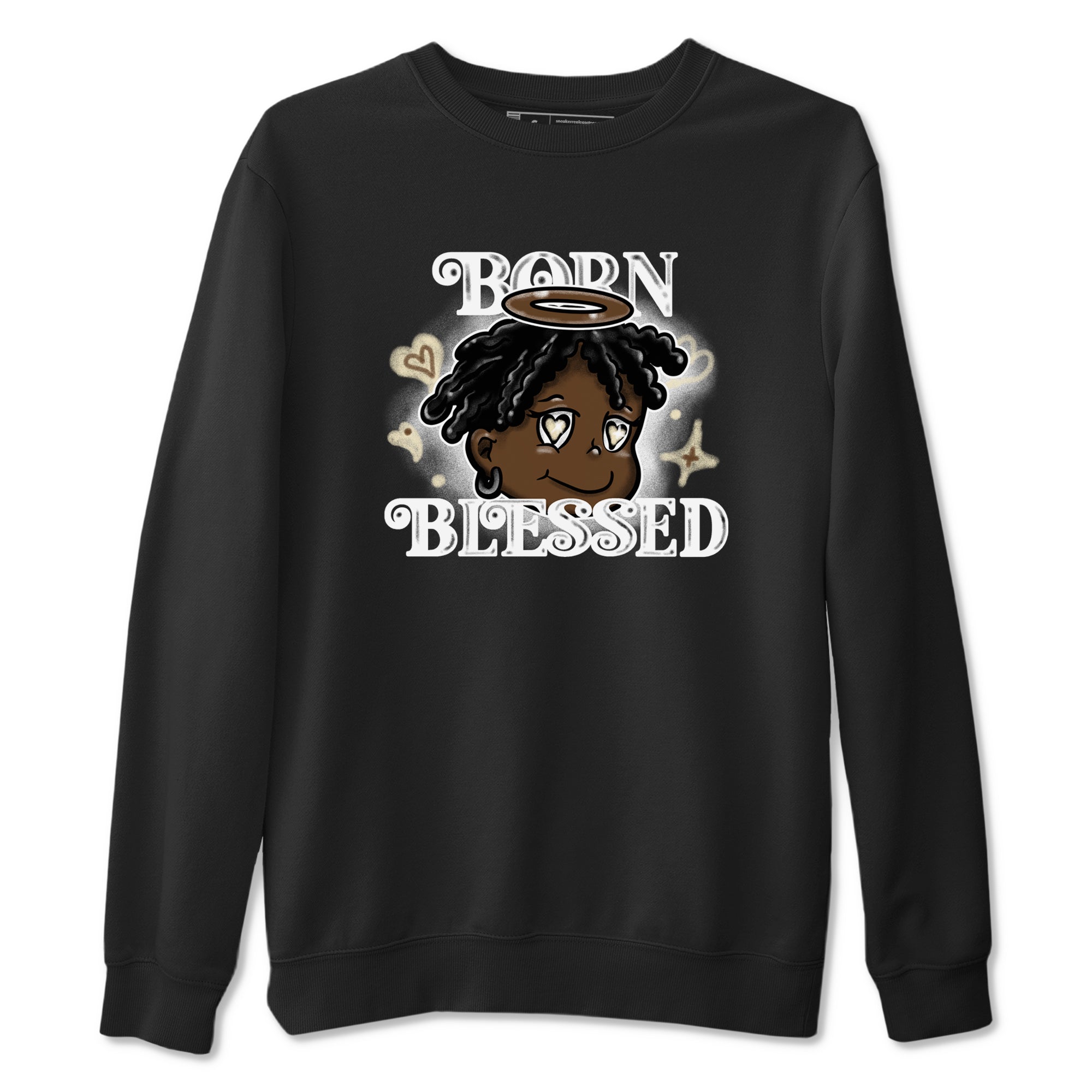 Born Blessed snkmatch Tees - Air Jordan 1 Mocha