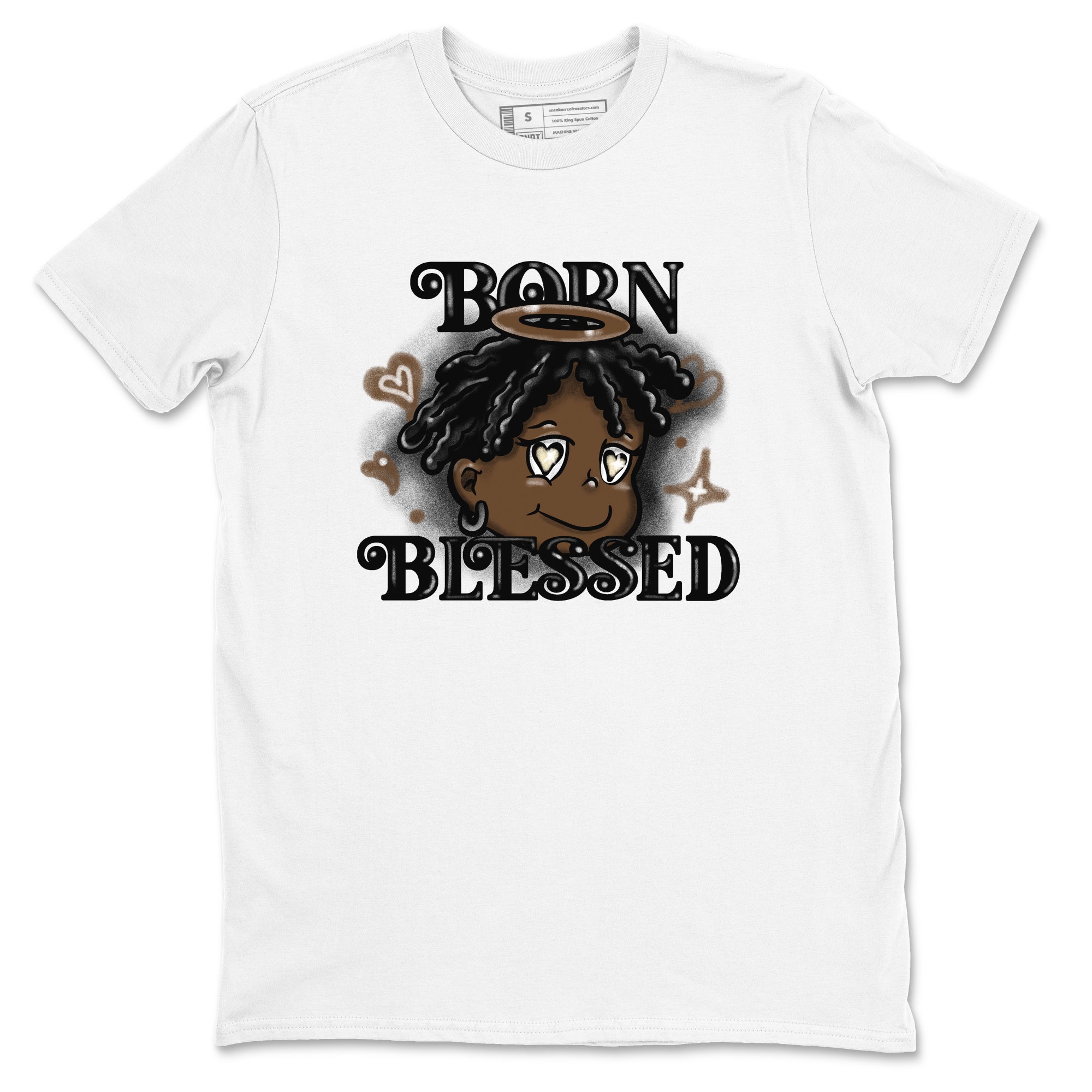Born Blessed snkmatch Tees - Air Jordan 1 Mocha