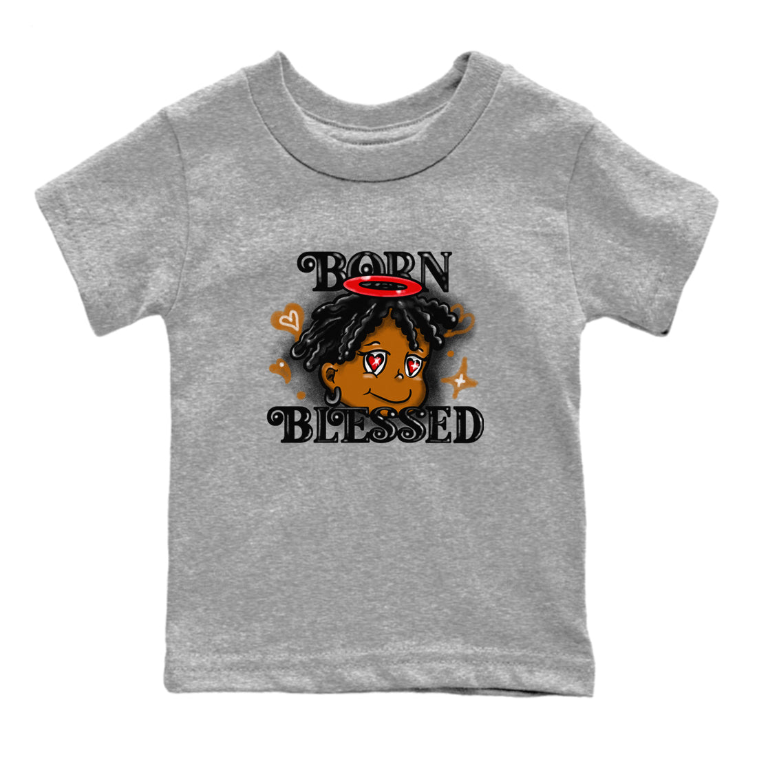 Born Blessed snkmatch Tees Kids - Air Jordan 5 Archaeo Brown