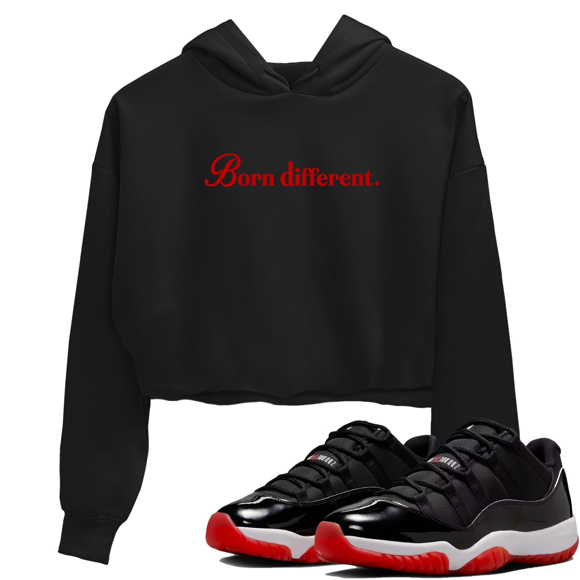 Born Different snkmatch Women's Top - Air Jordan 11 Bred