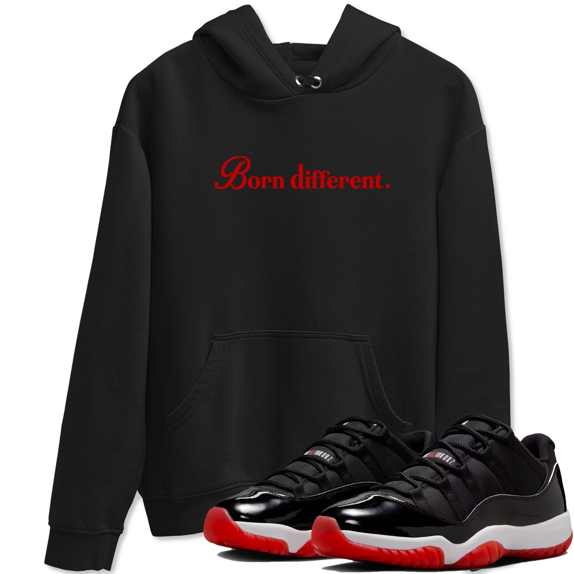 Born Different snkmatch Tees - Air Jordan 11 Bred