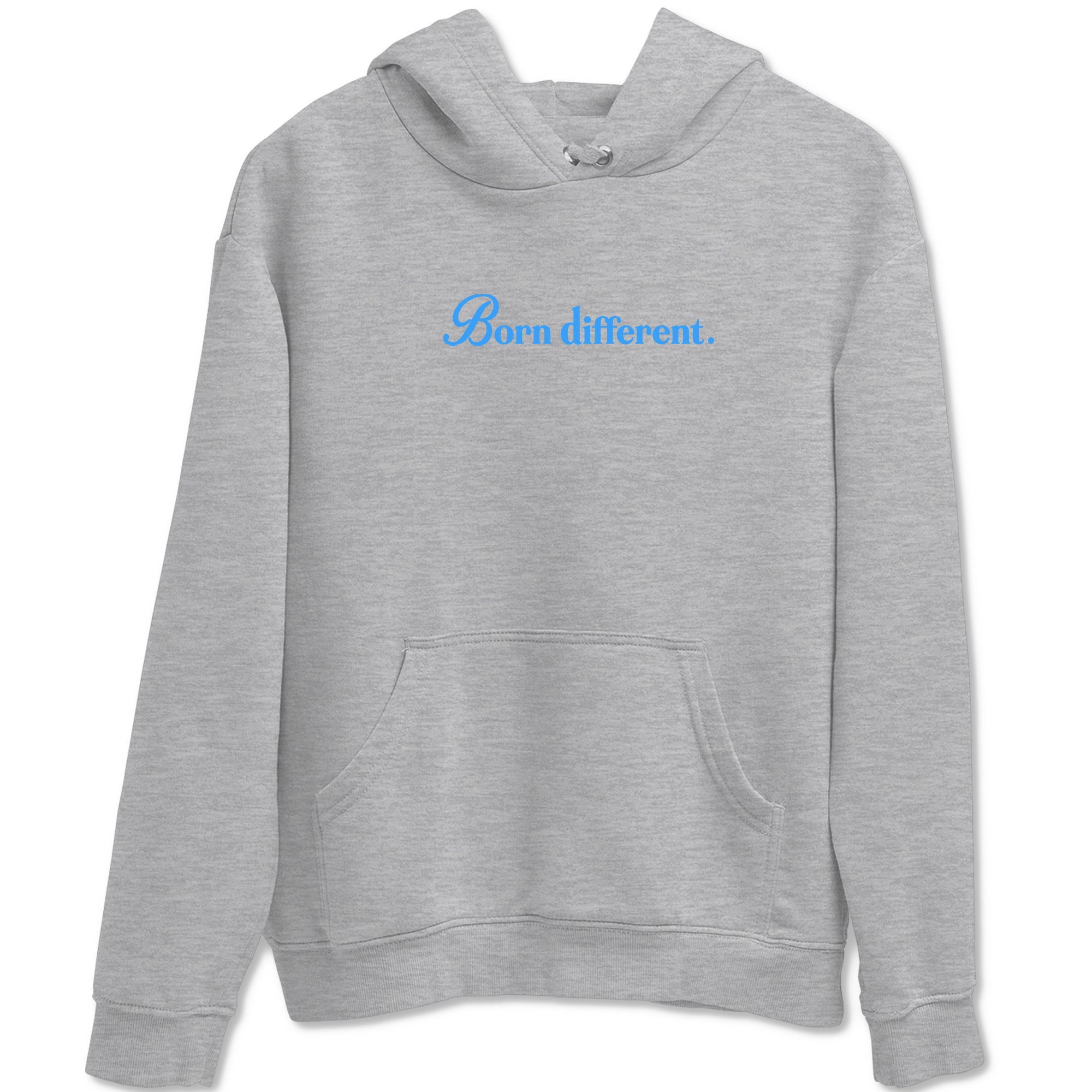 Born Different snkmatch Tees - Air Jordan 12 White and University Blue