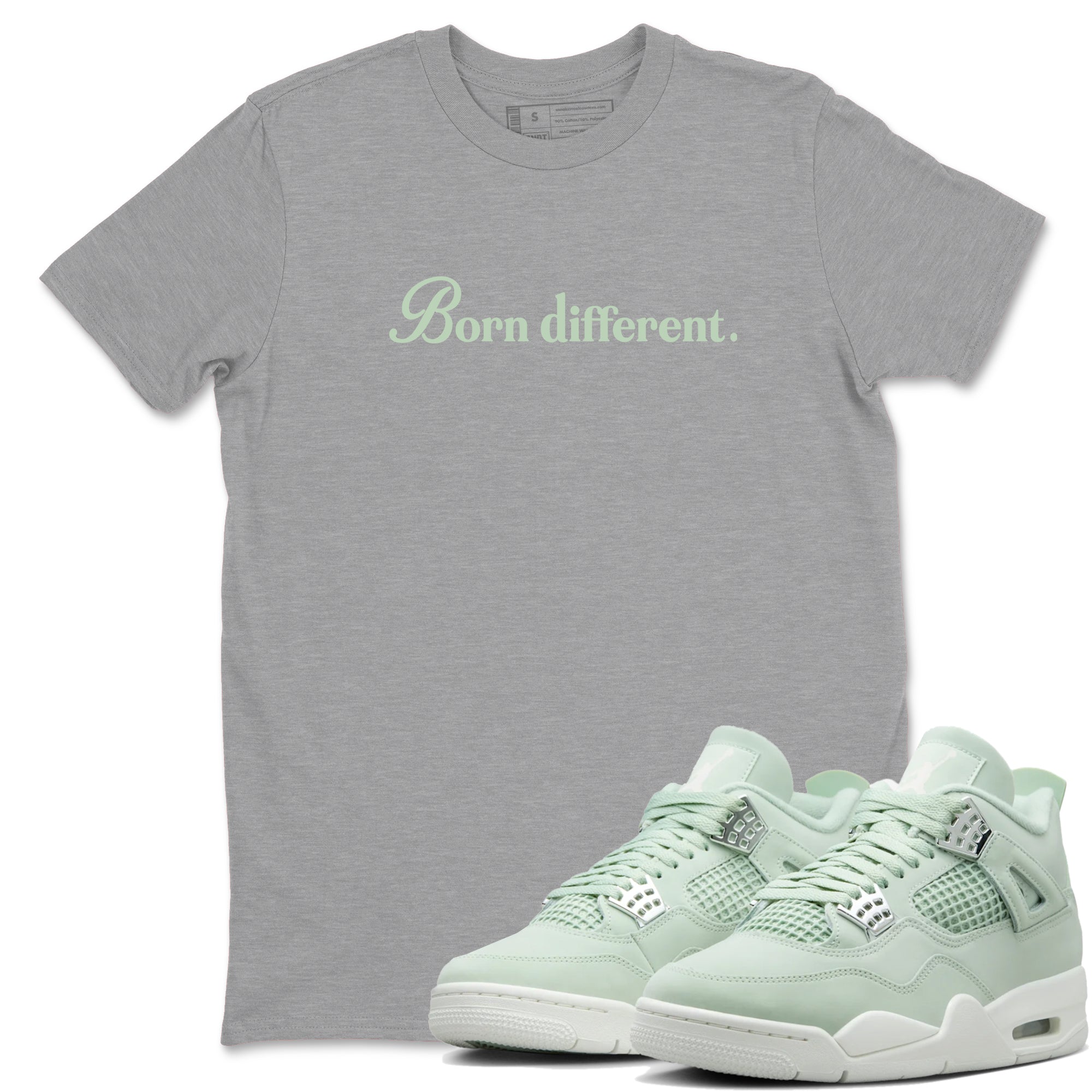 Born Different snkmatch Tees - Air Jordan 4 Abundance