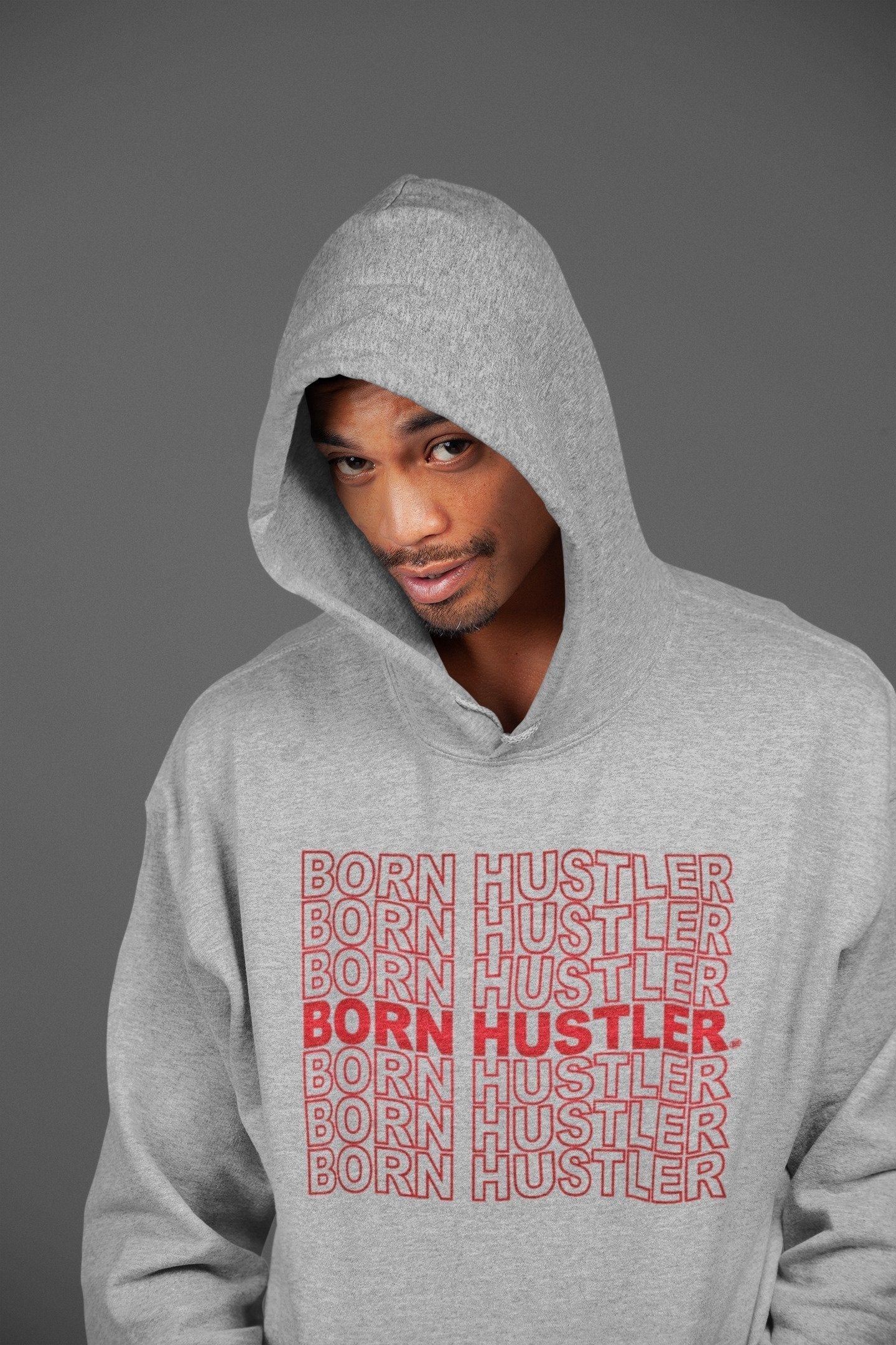 Born Hustler Unisex Tops - Air Jordan 1 Varsity Red