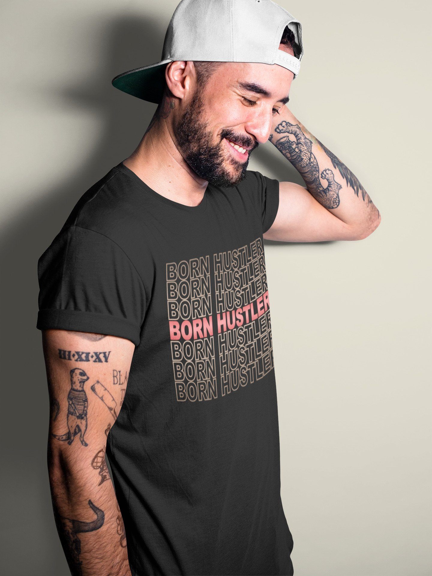 Born Hustler Unisex Tops - Air Jordan 4 Taupe Haze