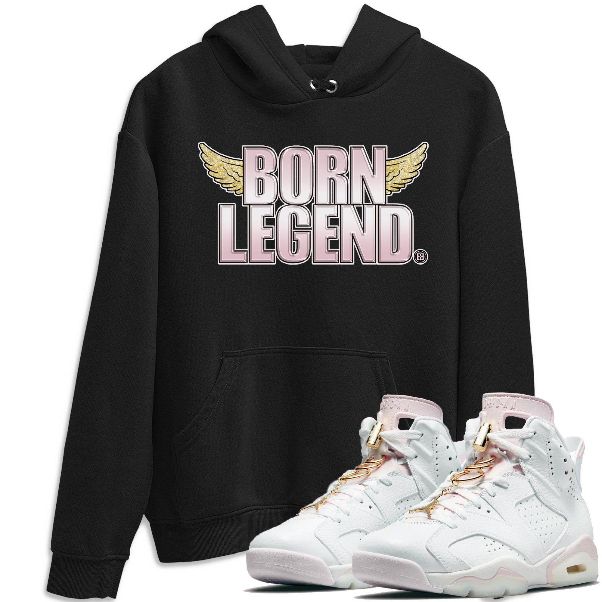 Born Legend Unisex Tops - Air Jordan 6 Gold Hoops
