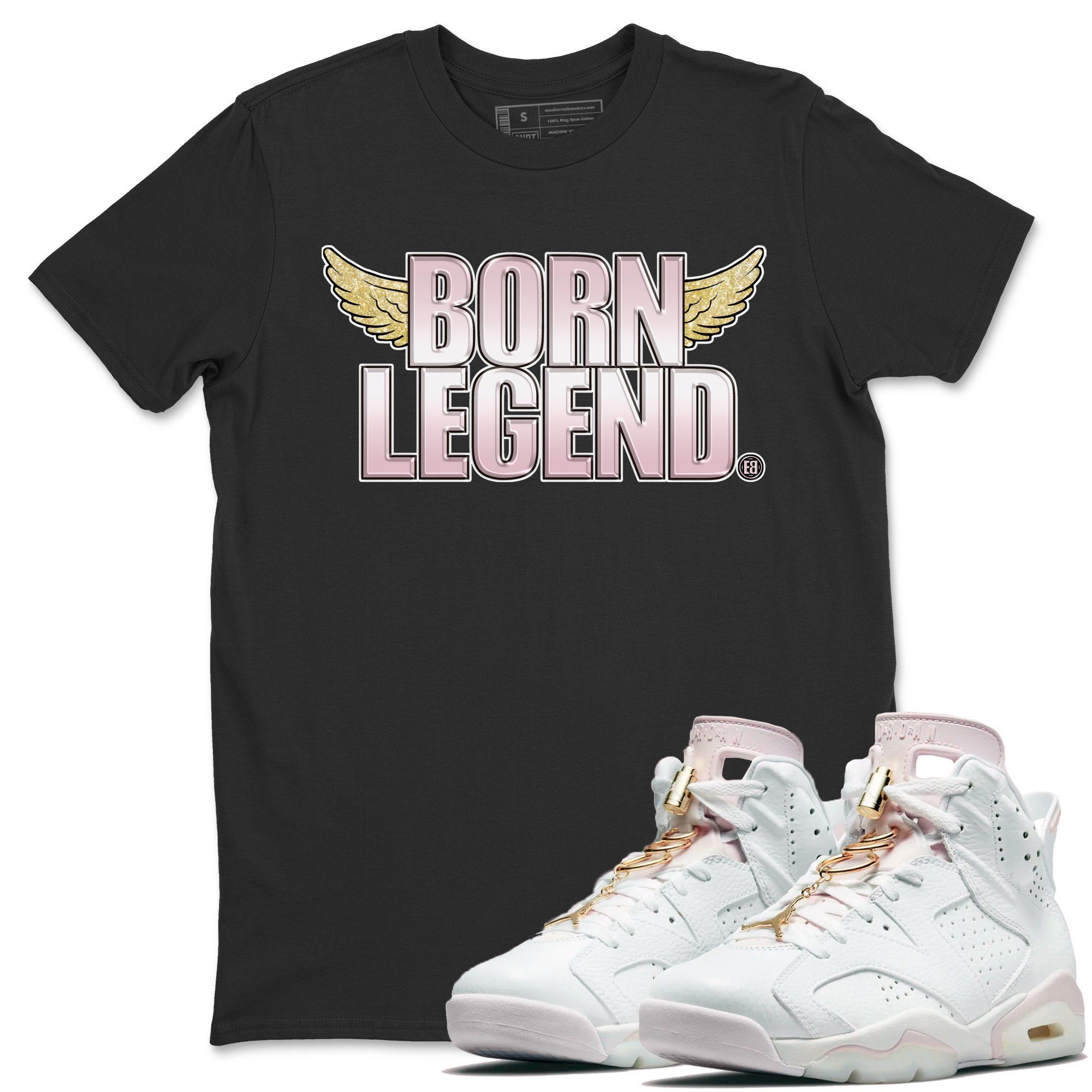 Born Legend Unisex Tops - Air Jordan 6 Gold Hoops