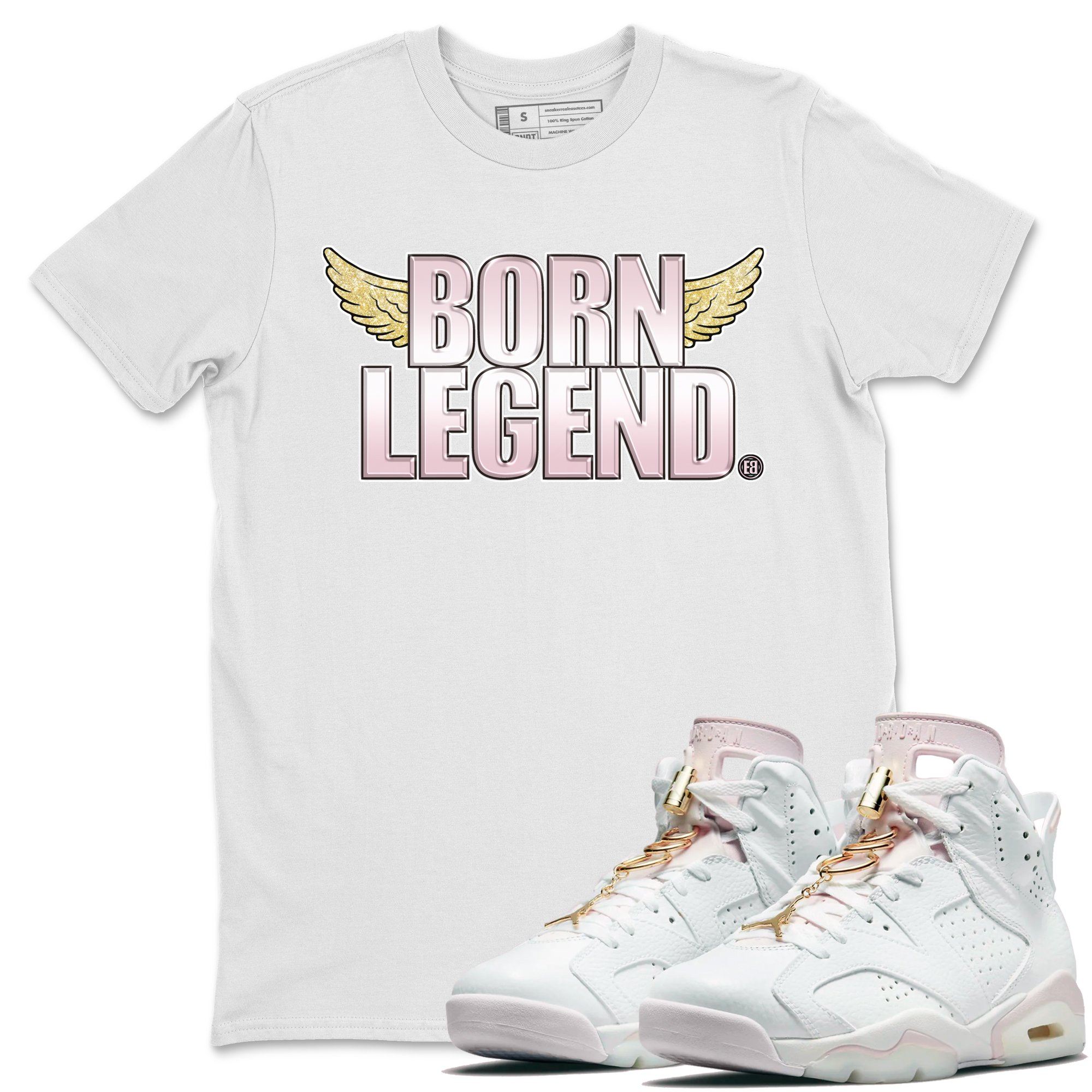 Born Legend Unisex Tops - Air Jordan 6 Gold Hoops