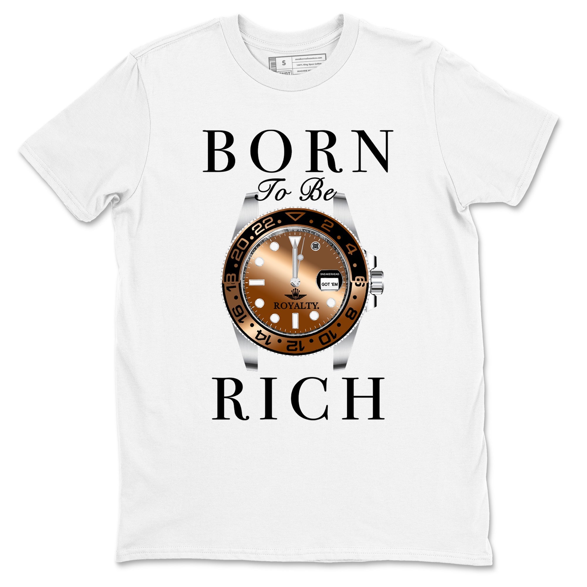 Born To Be Rich snkmatch Tees - Air Foamposite One Metallic Copper