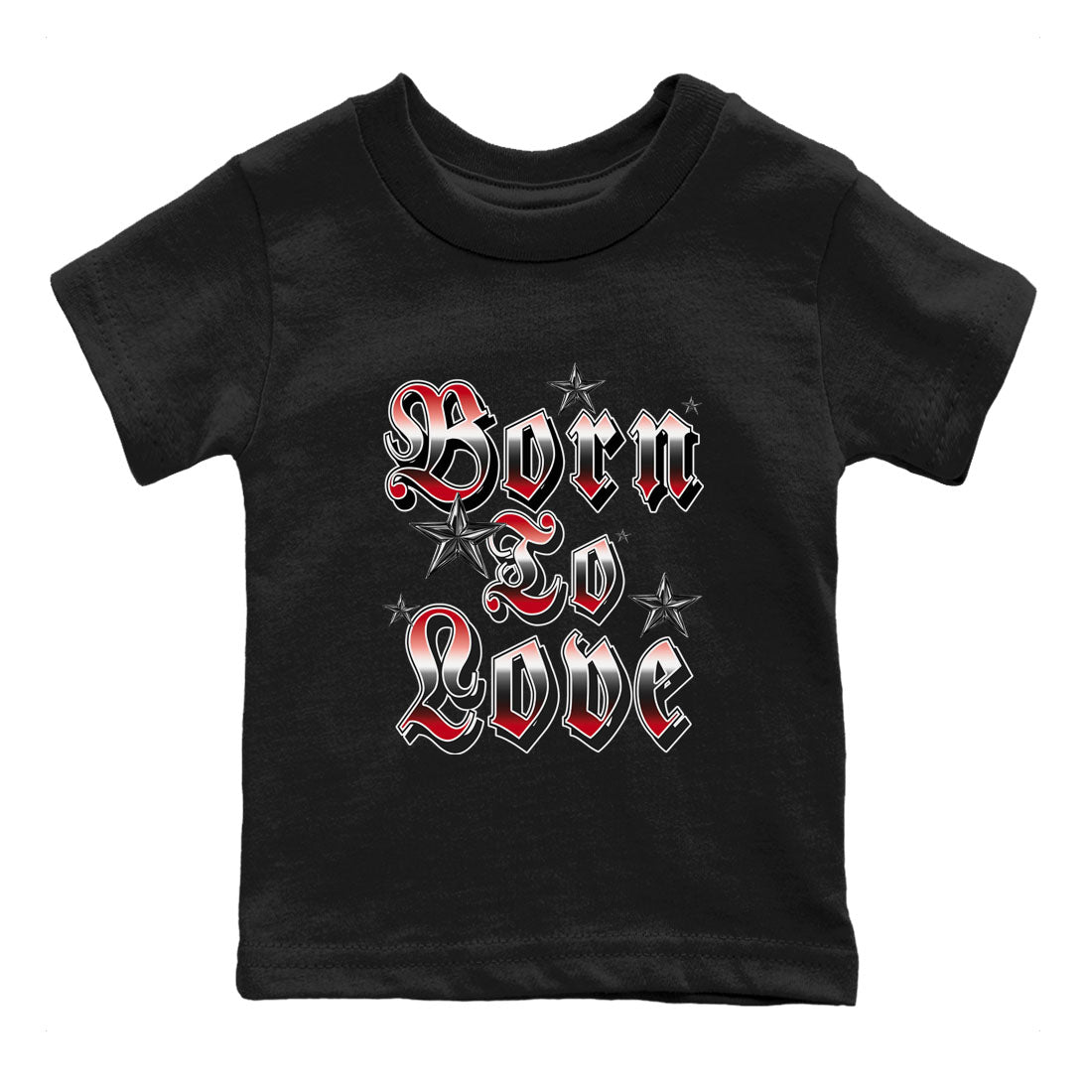 Born To Love snkmatch Tees Kids - Air Jordan 1 '85 Bred