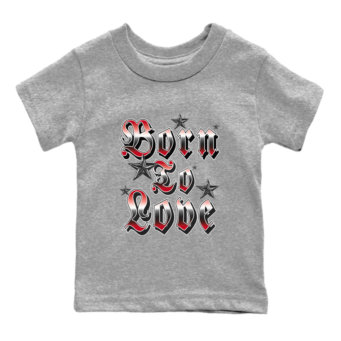 Born To Love snkmatch Tees Kids - Air Jordan 1 '85 Bred