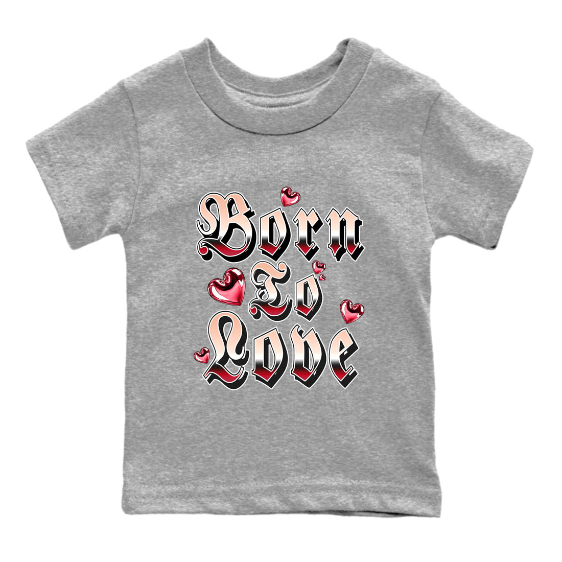 Born To Love snkmatch Tees Kids - Air Jordan 3 Valentines Day