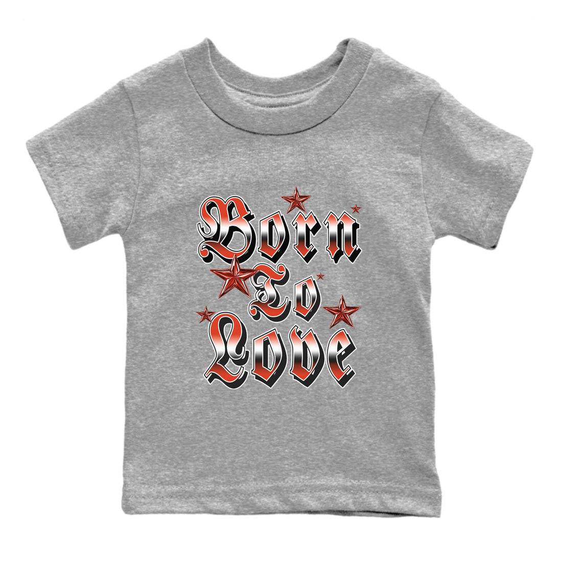 Born To Love snkmatch Tees Kids - Air Jordan 4 Brick By Brick