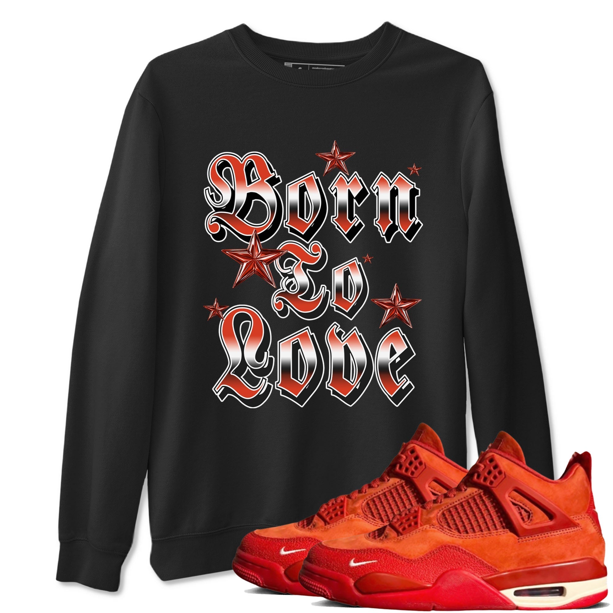 Born To Love snkmatch Tees - Air Jordan 4 Brick By Brick