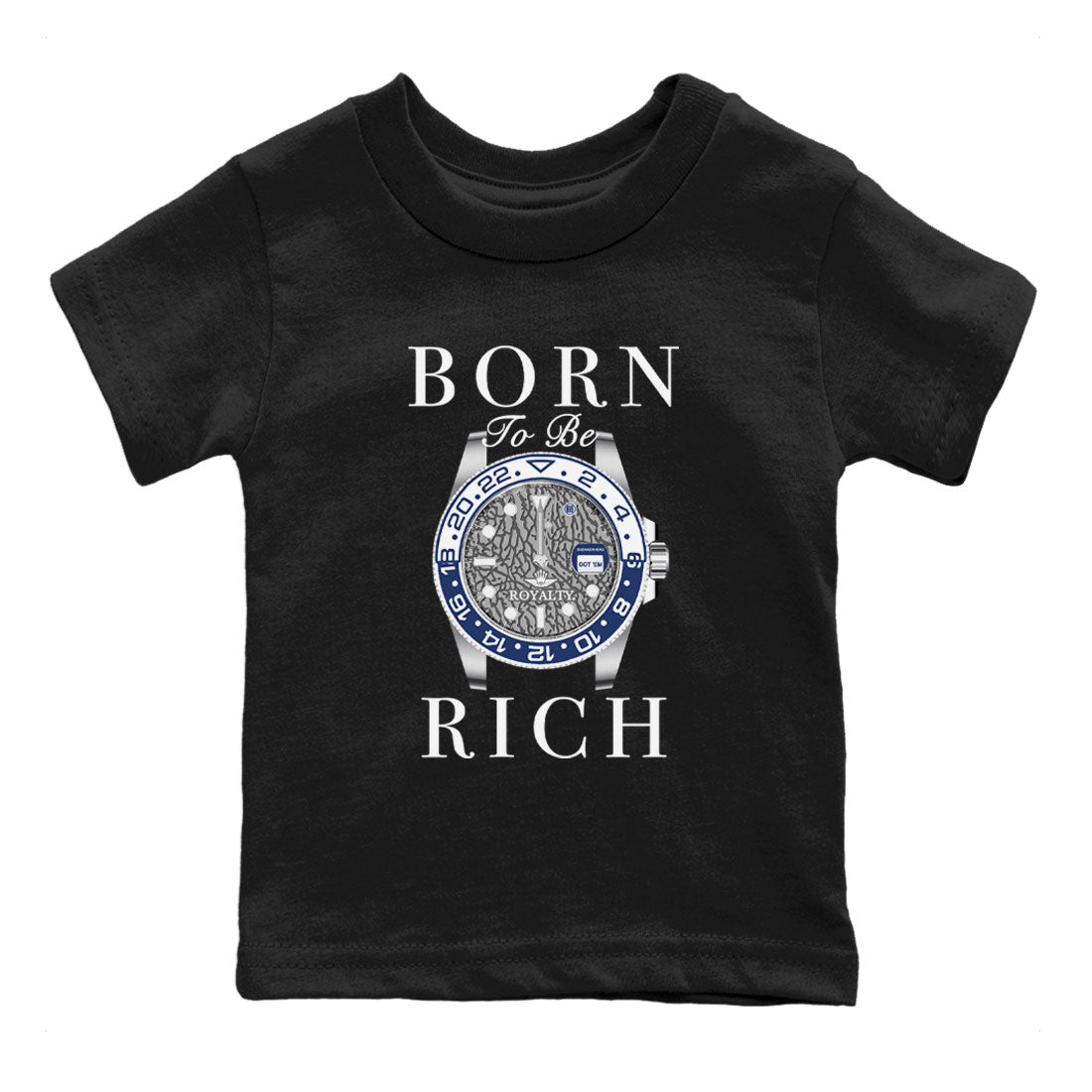 Born To Be Rich snkmatch Tees Kids - Air Jordan 3 Midnight Navy 2023