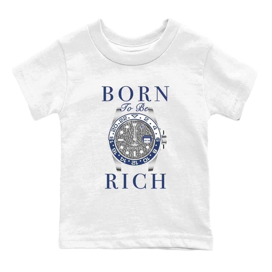 Born To Be Rich snkmatch Tees Kids - Air Jordan 3 Midnight Navy 2023