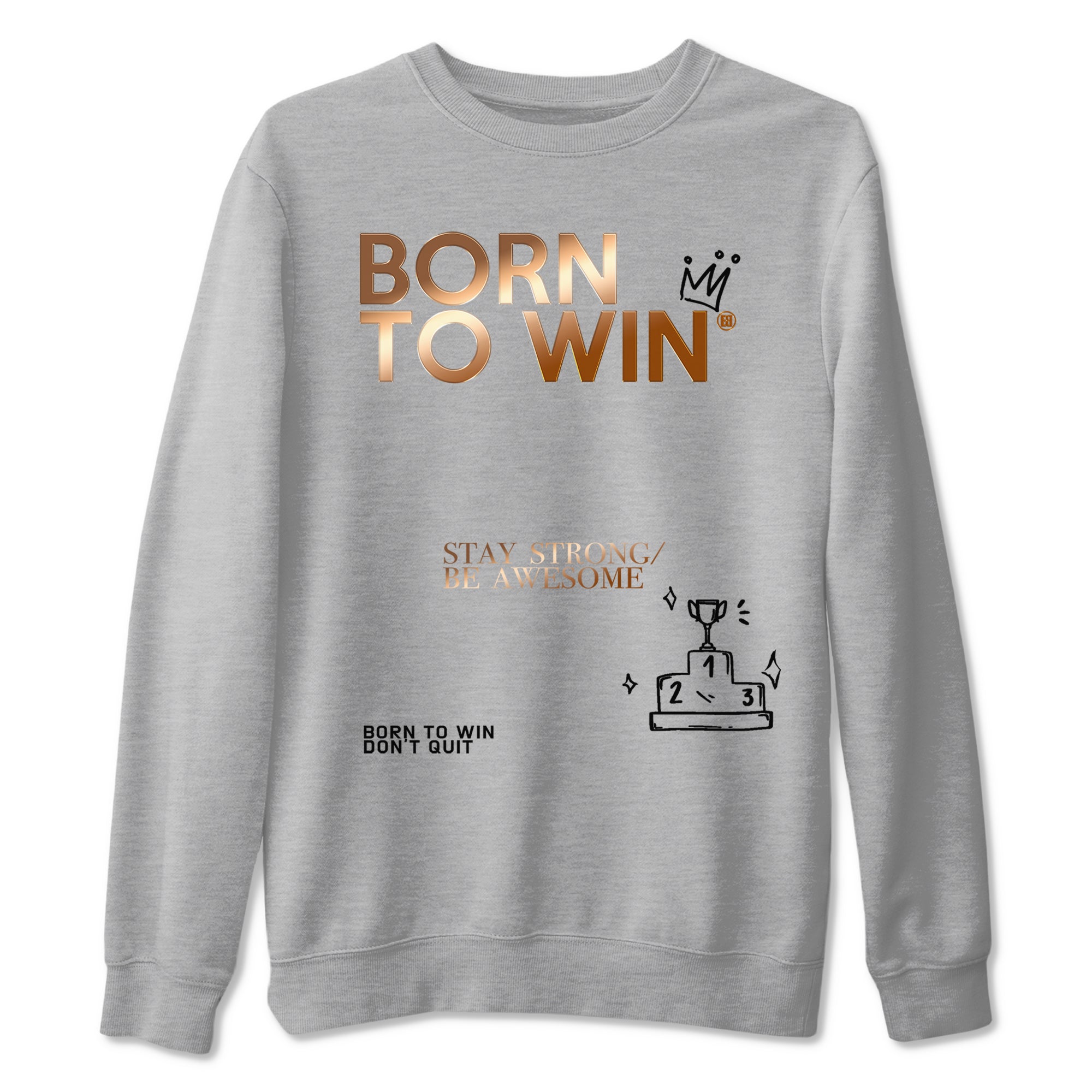 Born To Win snkmatch Tees - Air Foamposite One Metallic Copper