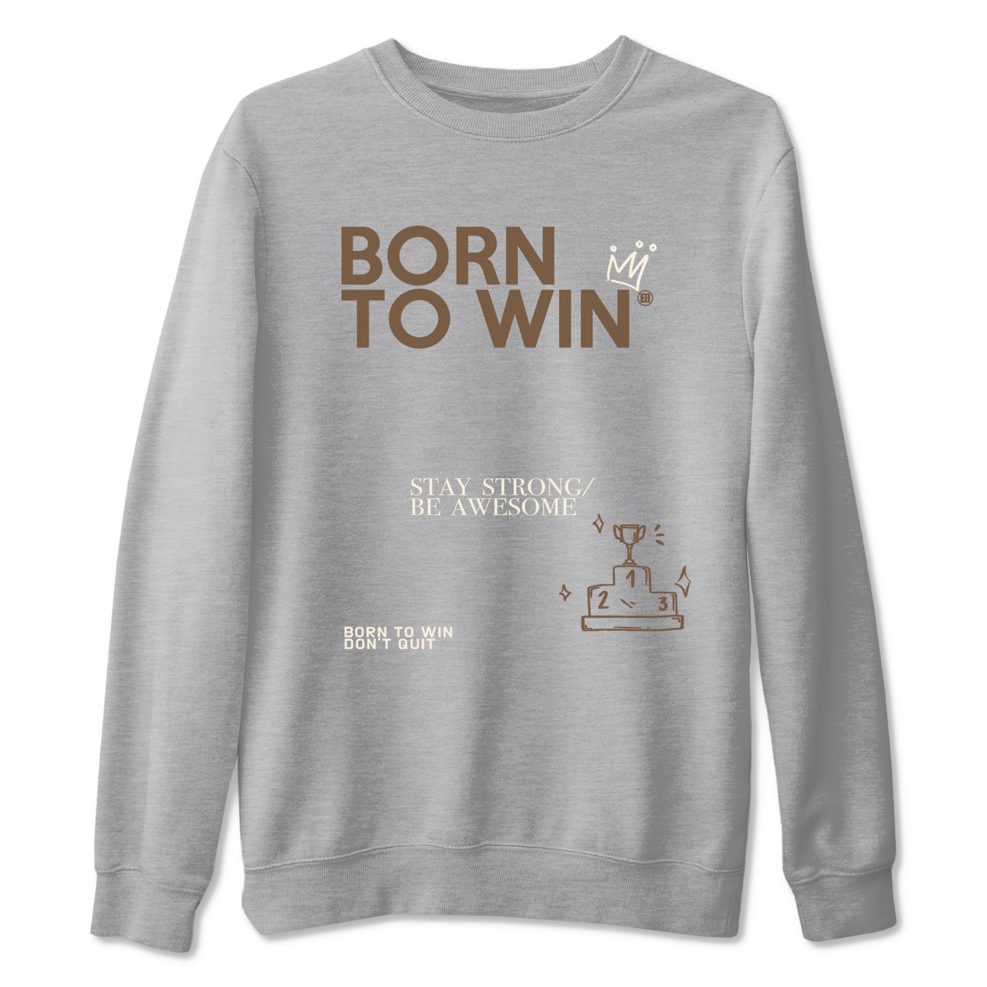 Born To Win snkmatch Tees - Air Jordan 1 Mocha