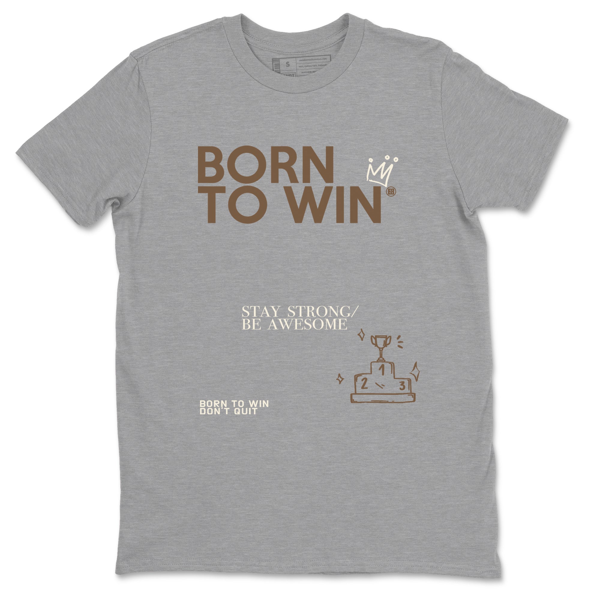 Born To Win snkmatch Tees - Air Jordan 1 Mocha