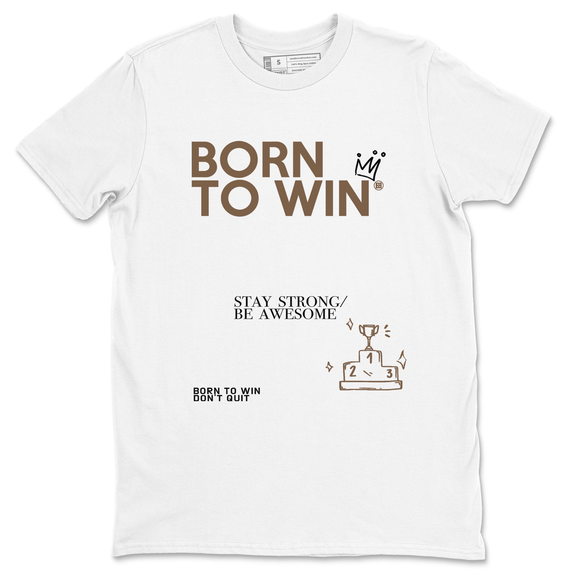 Born To Win snkmatch Tees - Air Jordan 1 Mocha