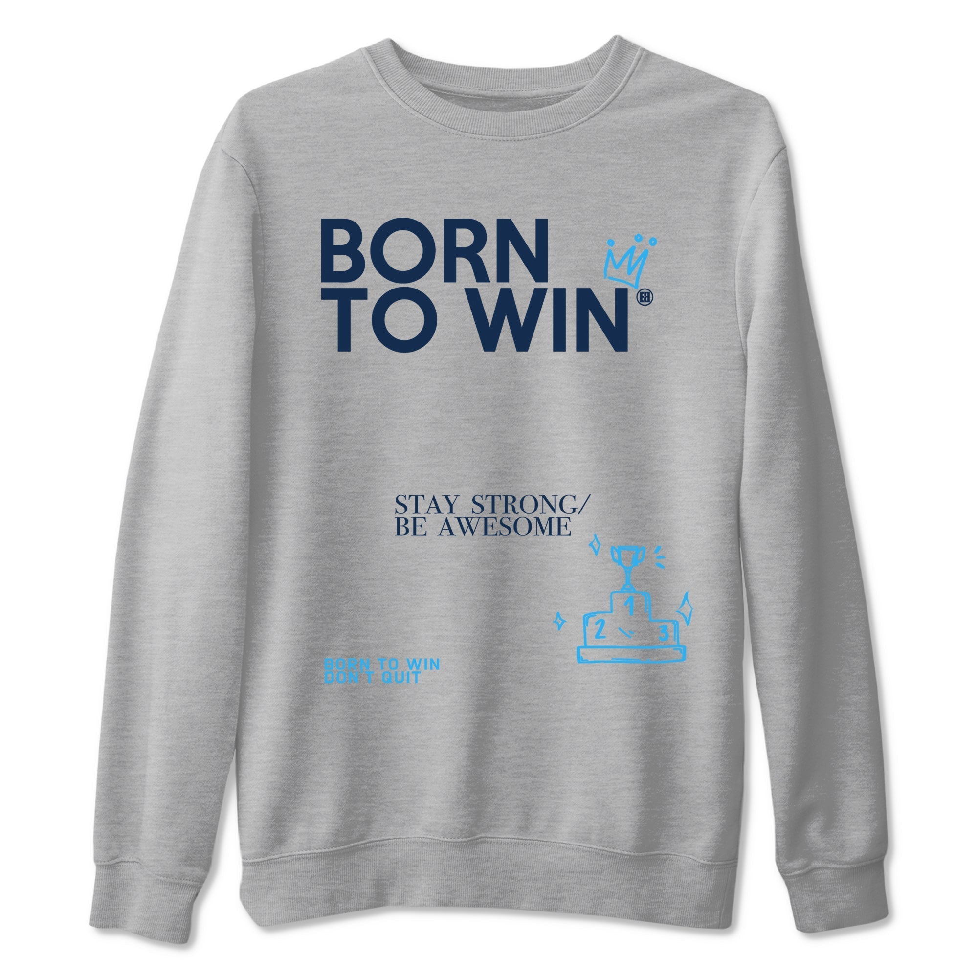 Born To Win snkmatch Tees - Air Jordan 1 Obsidian