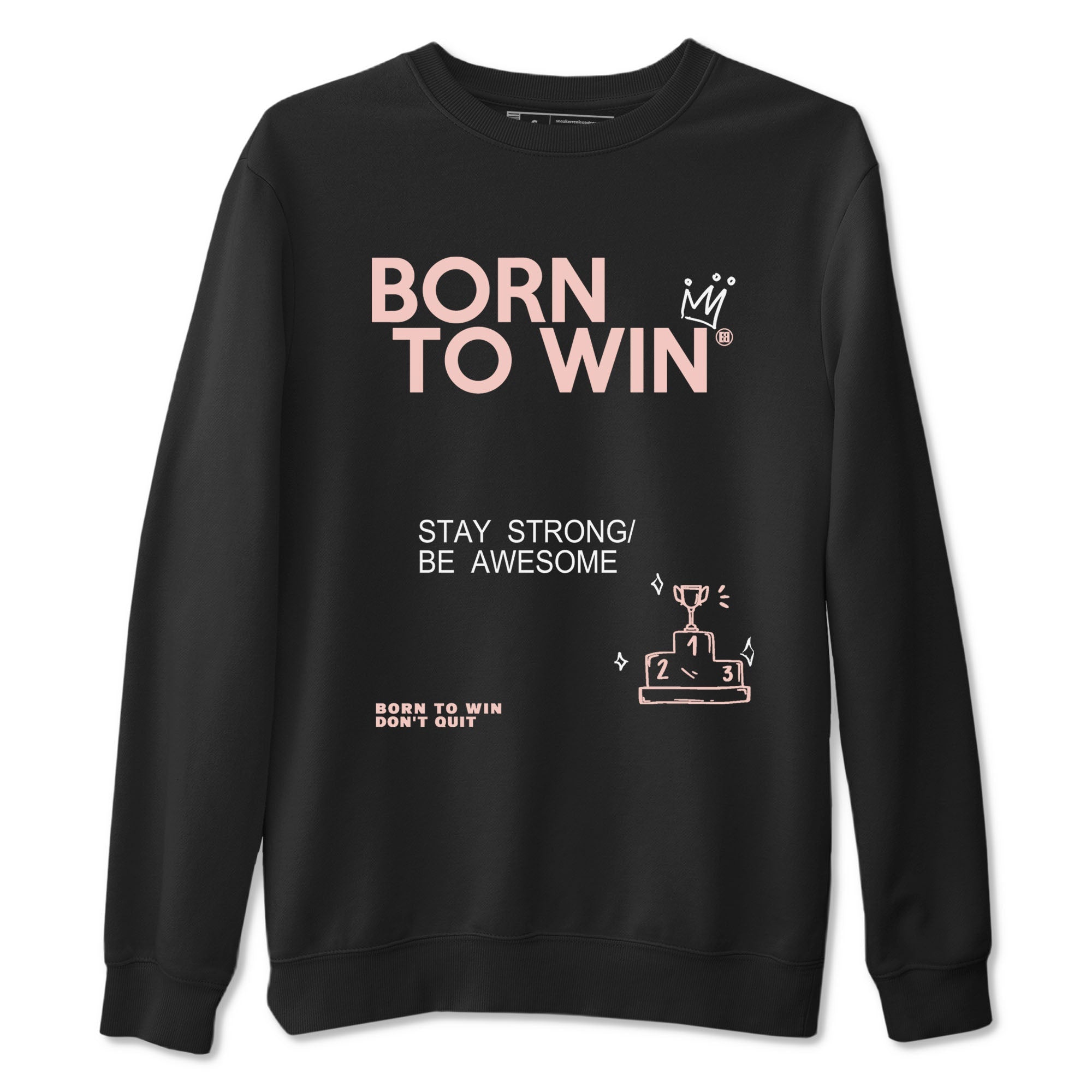 Born To Win snkmatch Tees - Air Jordan 11 Legend Pink