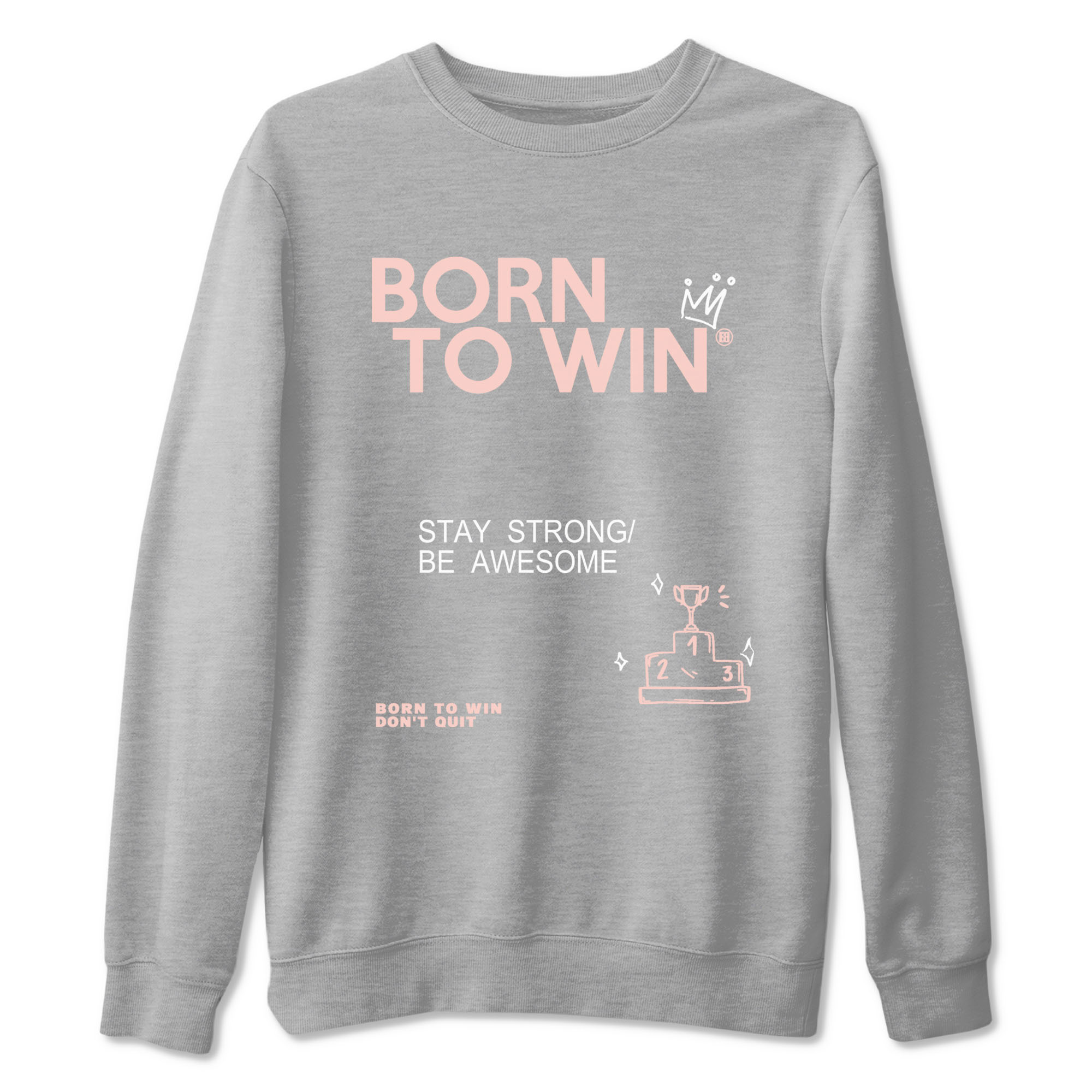 Born To Win snkmatch Tees - Air Jordan 11 Legend Pink