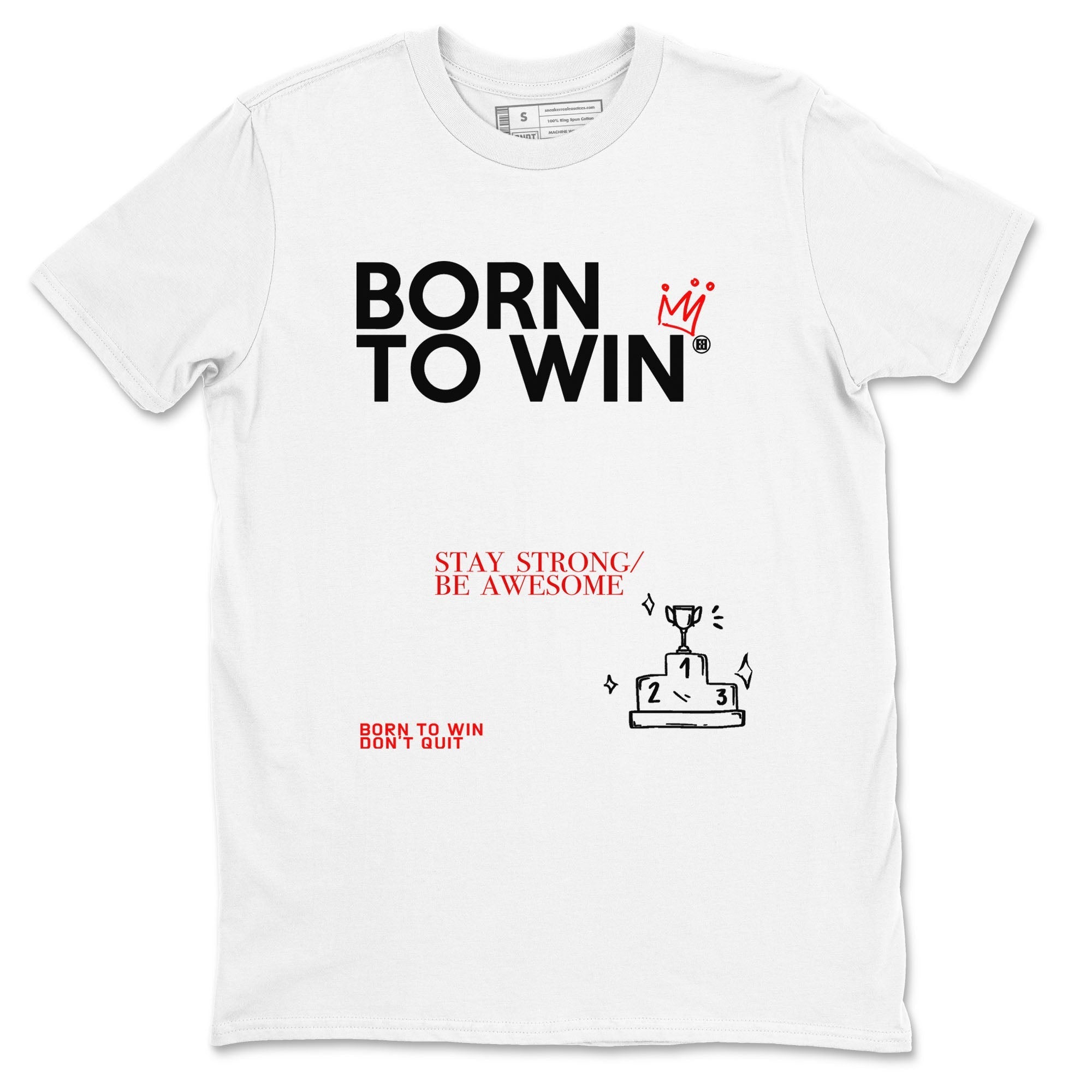 Born To Win snkmatch Tees - Air Jordan 12 Taxi Flip