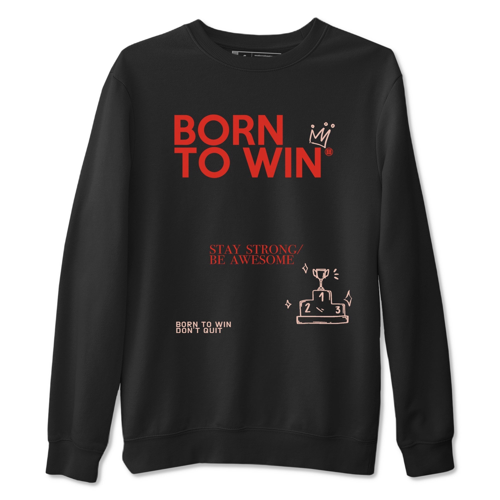 Born To Win snkmatch Tees - Air Jordan 13 Dune Red